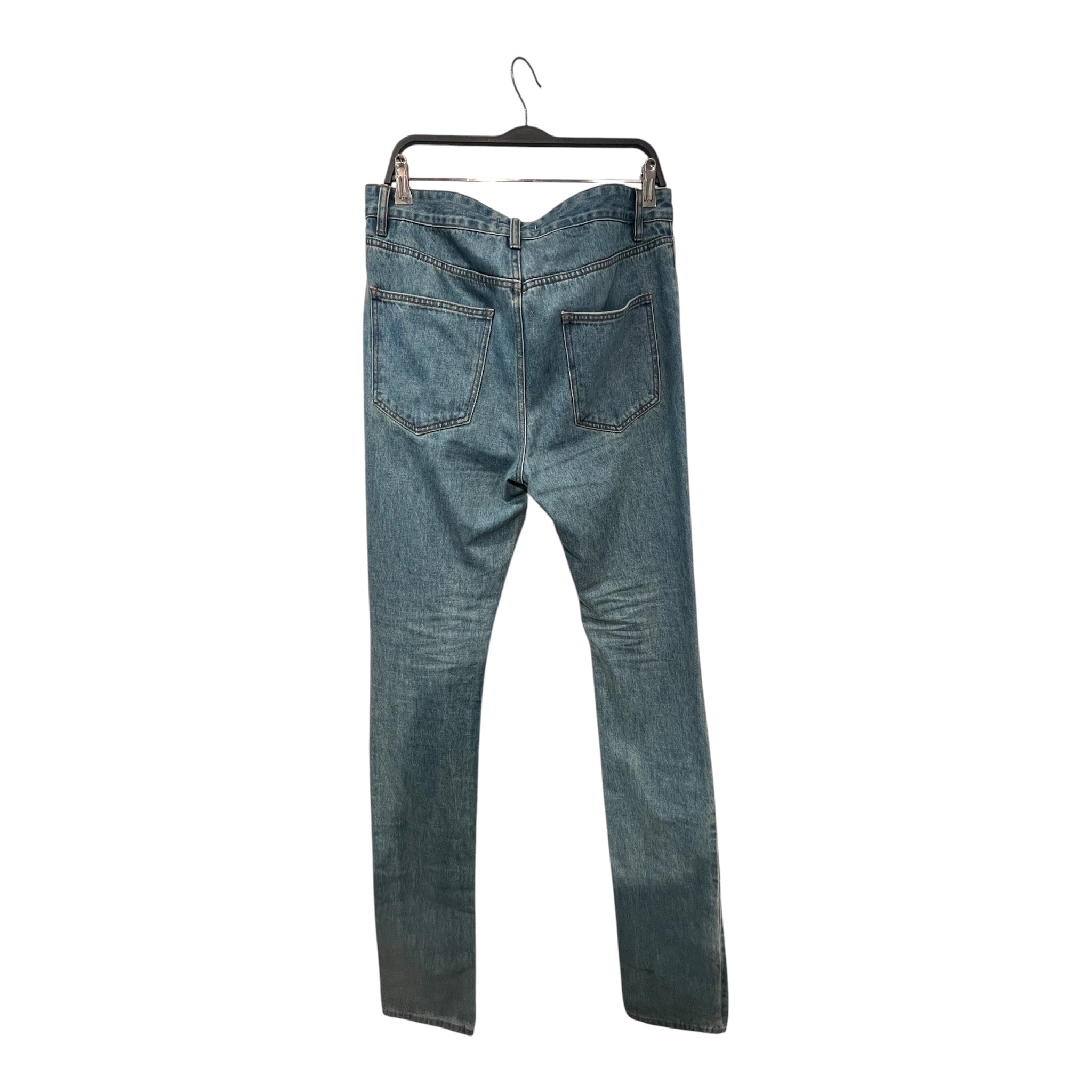 Vale/Straight Pants/34/Denim/BLU/light denim wash super long view 2
