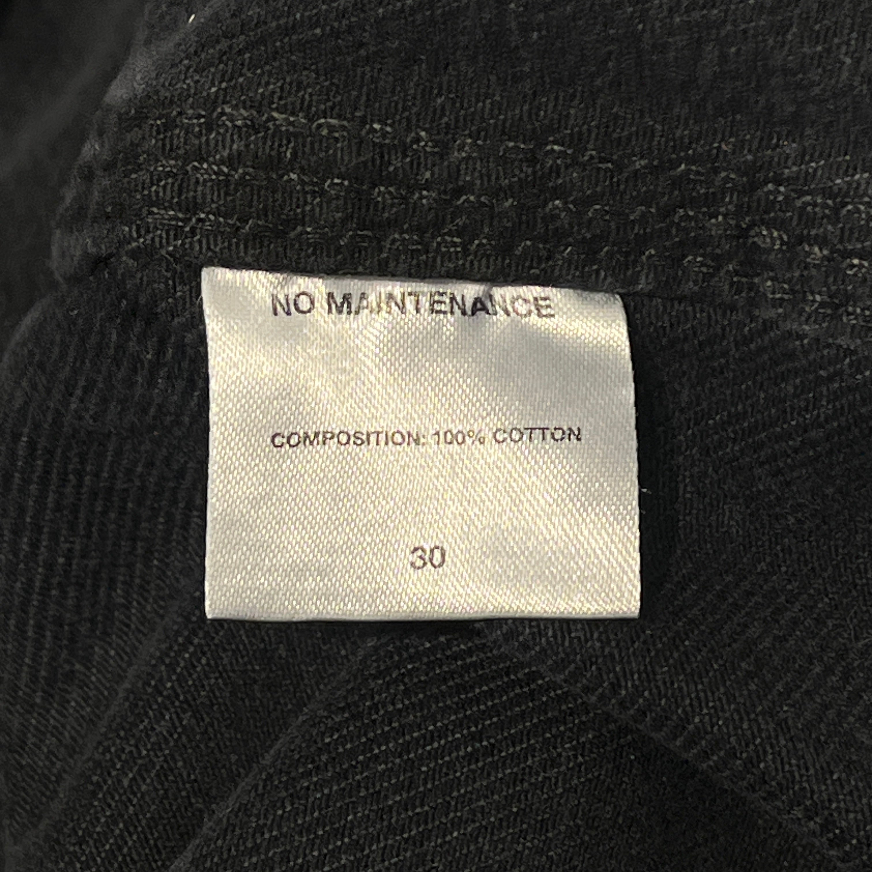NO MAINTENANCE/Pants/30/Denim/BLK/double knee view 5