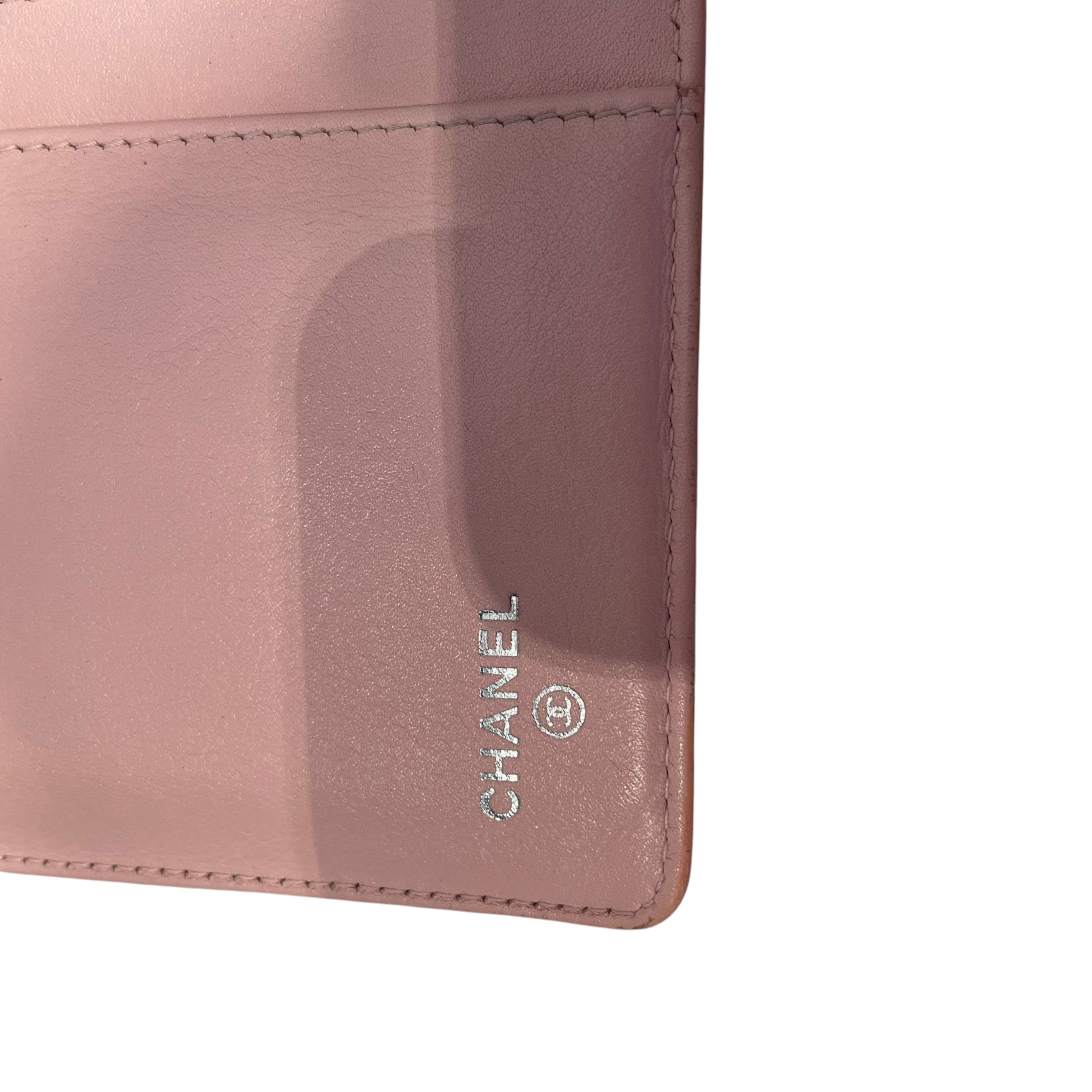 CHANEL/Long Wallet/Leather/PNK/L's/interlocking cc logo view 5