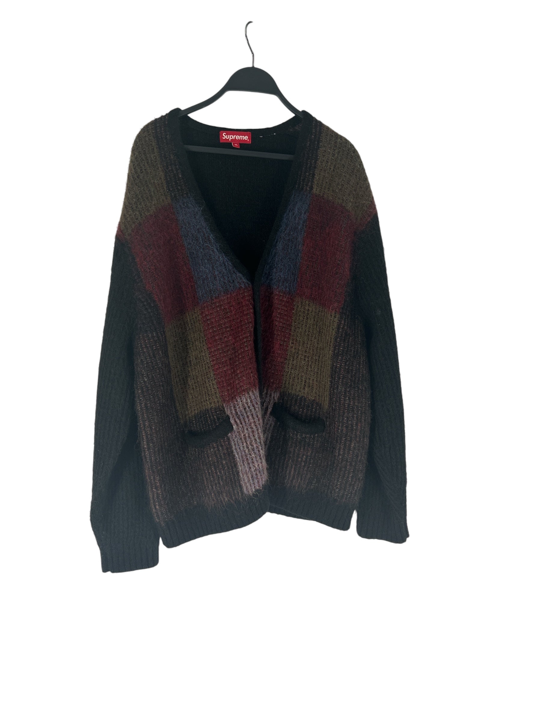 Supreme/Cardigan/XL/Nylon/MLT/GREEN BLUE RED MOHAIR view 1