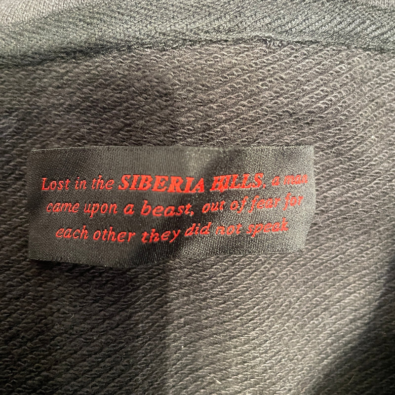 SIBERIA HILLS/Hoodie/L/Cotton/BLK/
