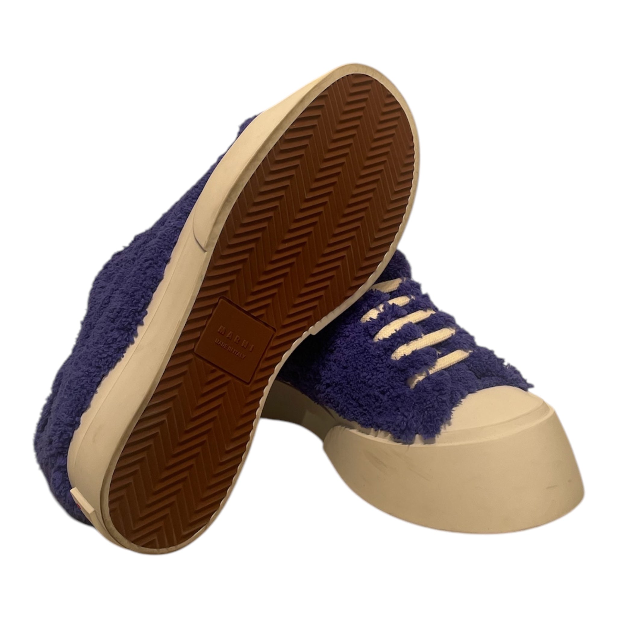 MARNI/Low-Sneakers/US 7/Wool/BLU/ view 3