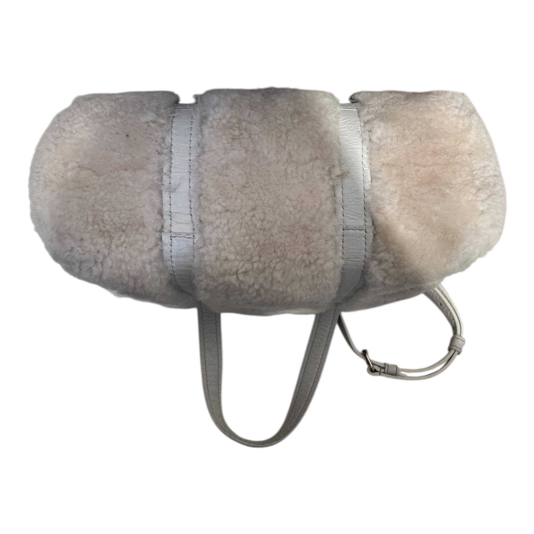 BALENCIAGA/Hand Bag/Wool/WHT/sherpa view 5
