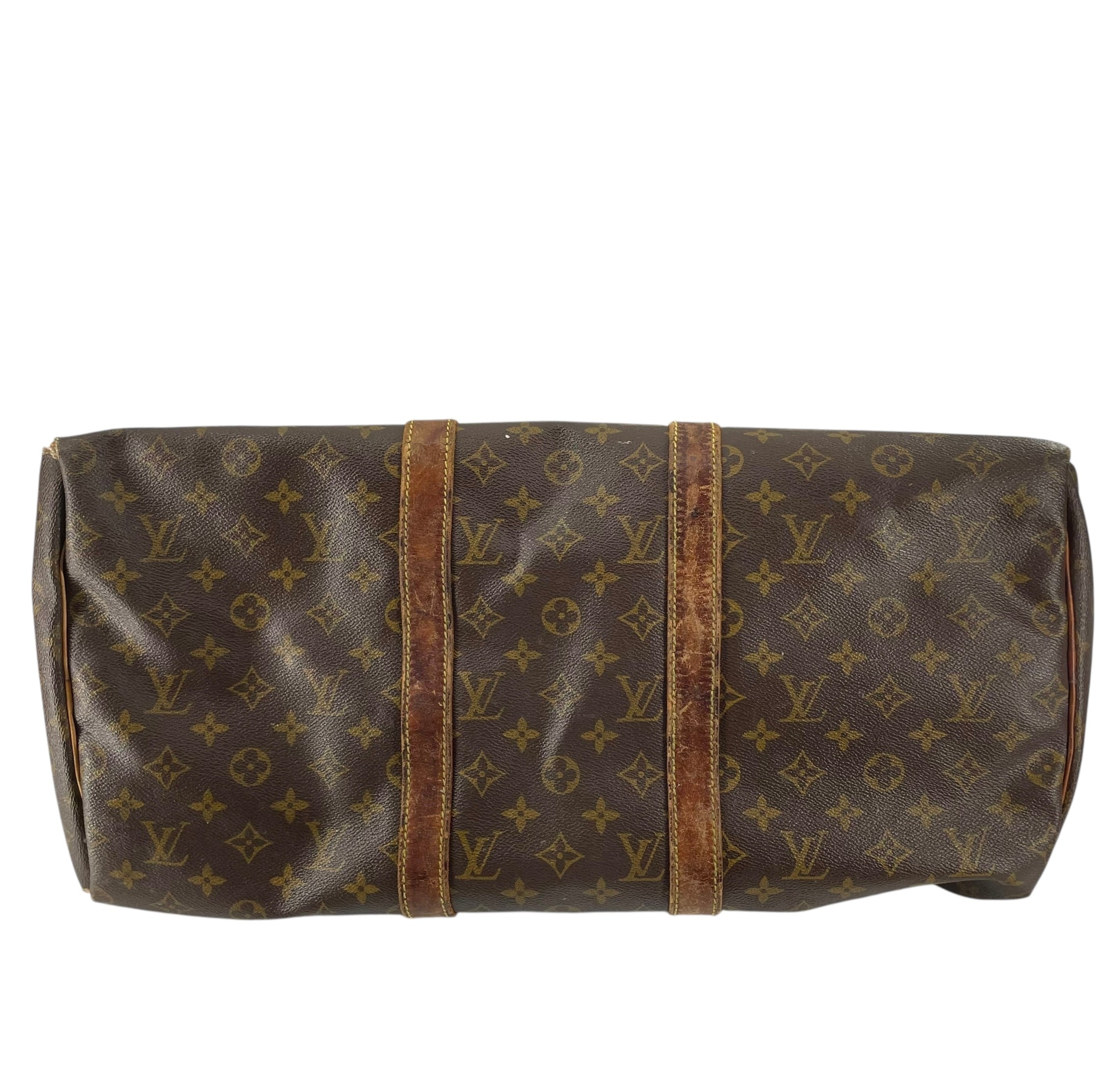 LOUIS VUITTON/Luggage/Leather/BRW/DUFFLE view 3