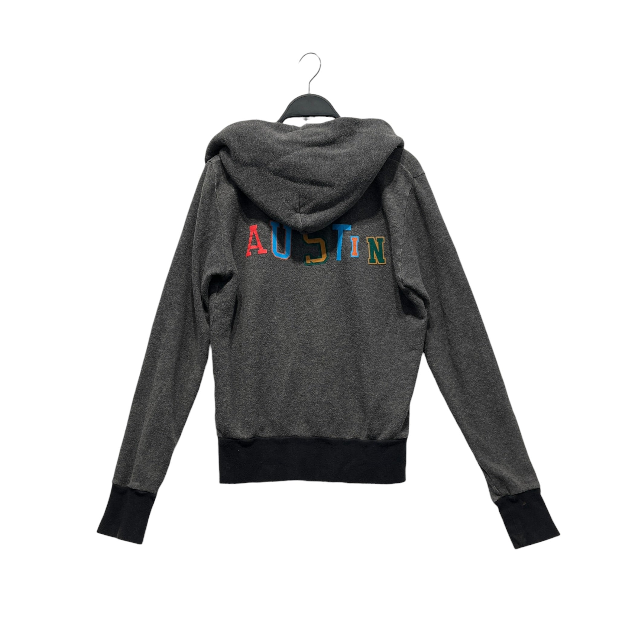 HYSTERIC GLAMOUR/Zip Up Hoodie/M/Cotton/GRY/AUSTIN A ZIP UP HOODIE GREY view 2