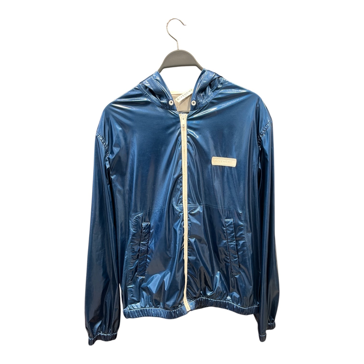 GIVENCHY/Jacket/52/Polyester/BLU/IRRIDESCENT ZIP UP JACKET view 1