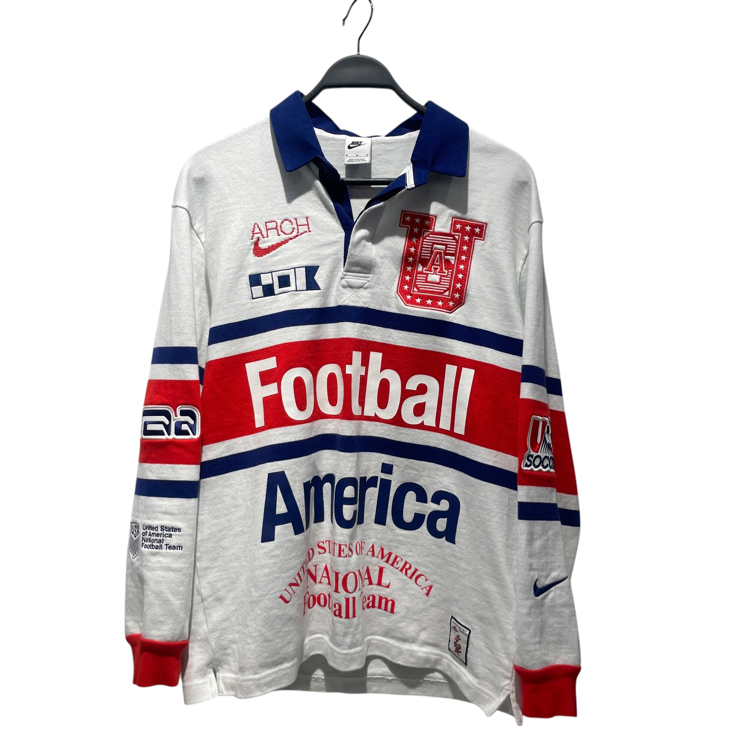 NIKE/LS T-Shirt/M/Cotton/WHT/VAA X NIKE view 1