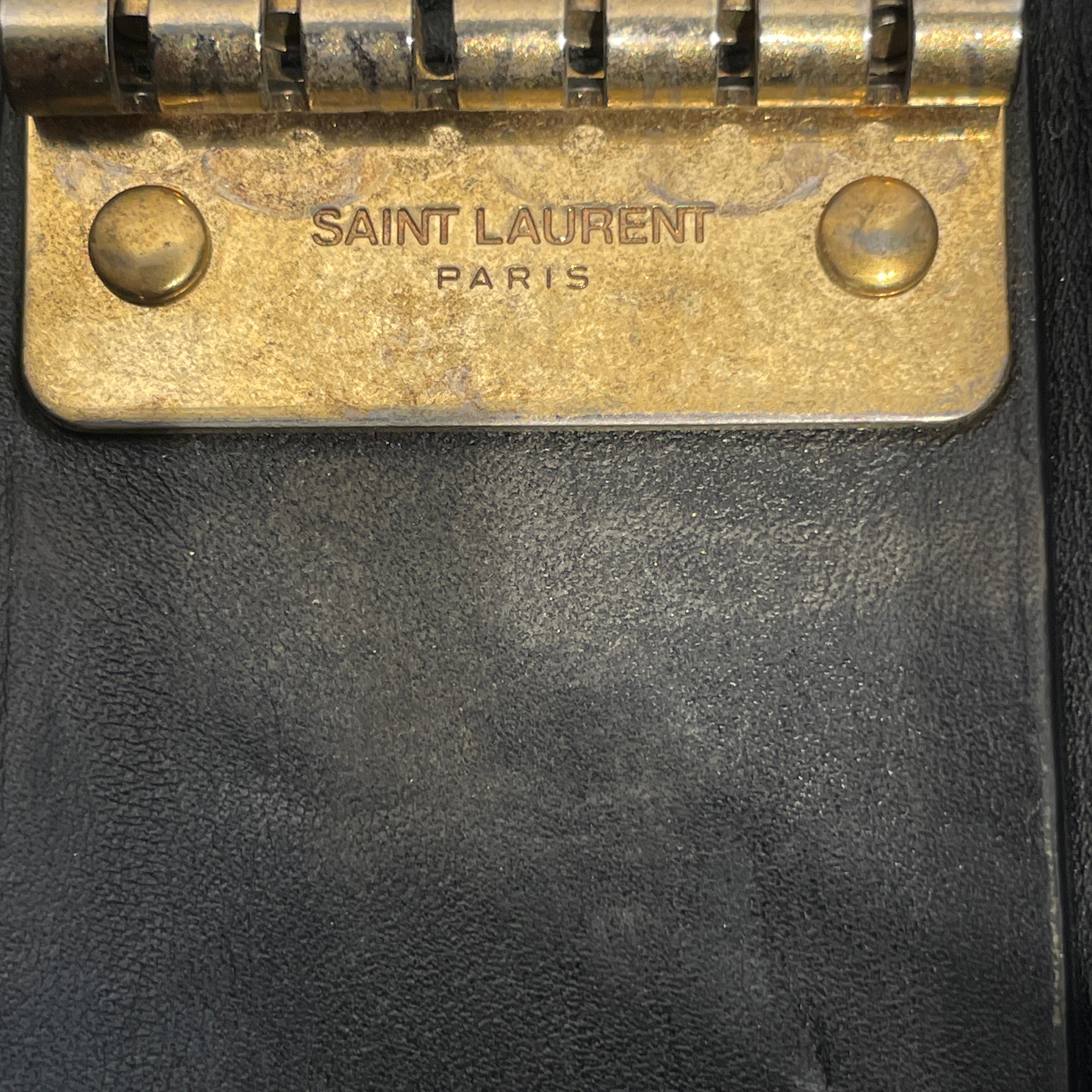 SAINT LAURENT/Wallet/Leather/BLK/M's/KEY HOLDER view 5