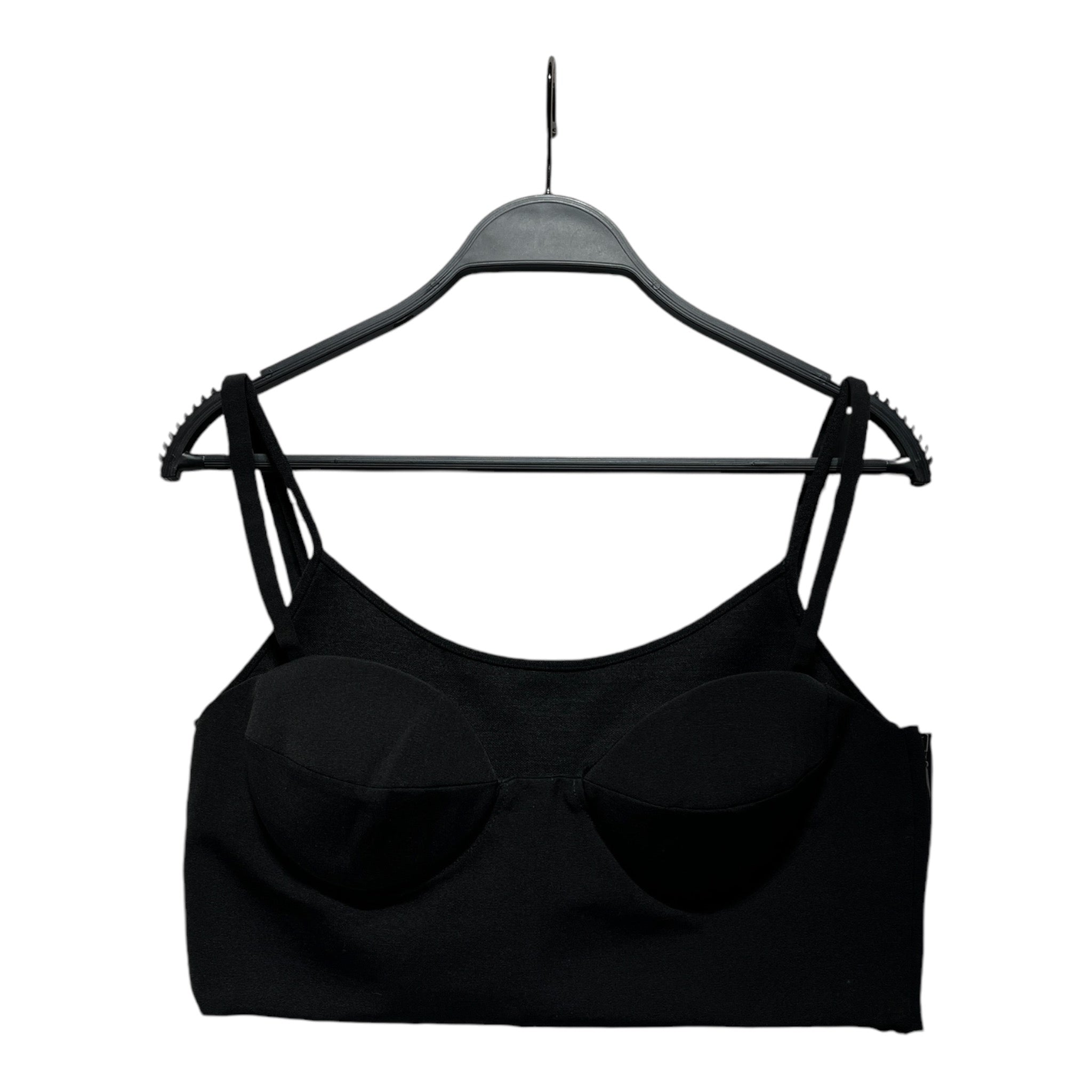 Maison Margiela/SL Blouse/40/Polyester/BLK/Double Strap Bustier Tank view 1