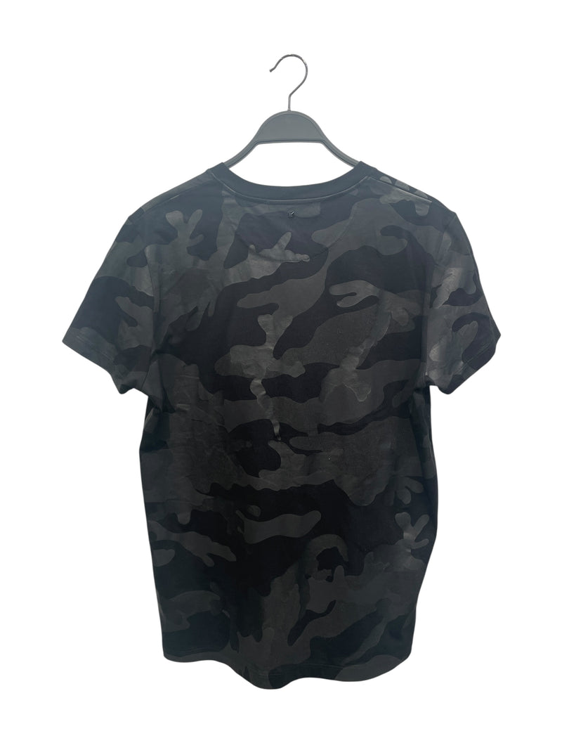 VALENTINO/T-Shirt/S/Cotton/BLK/Camouflage/