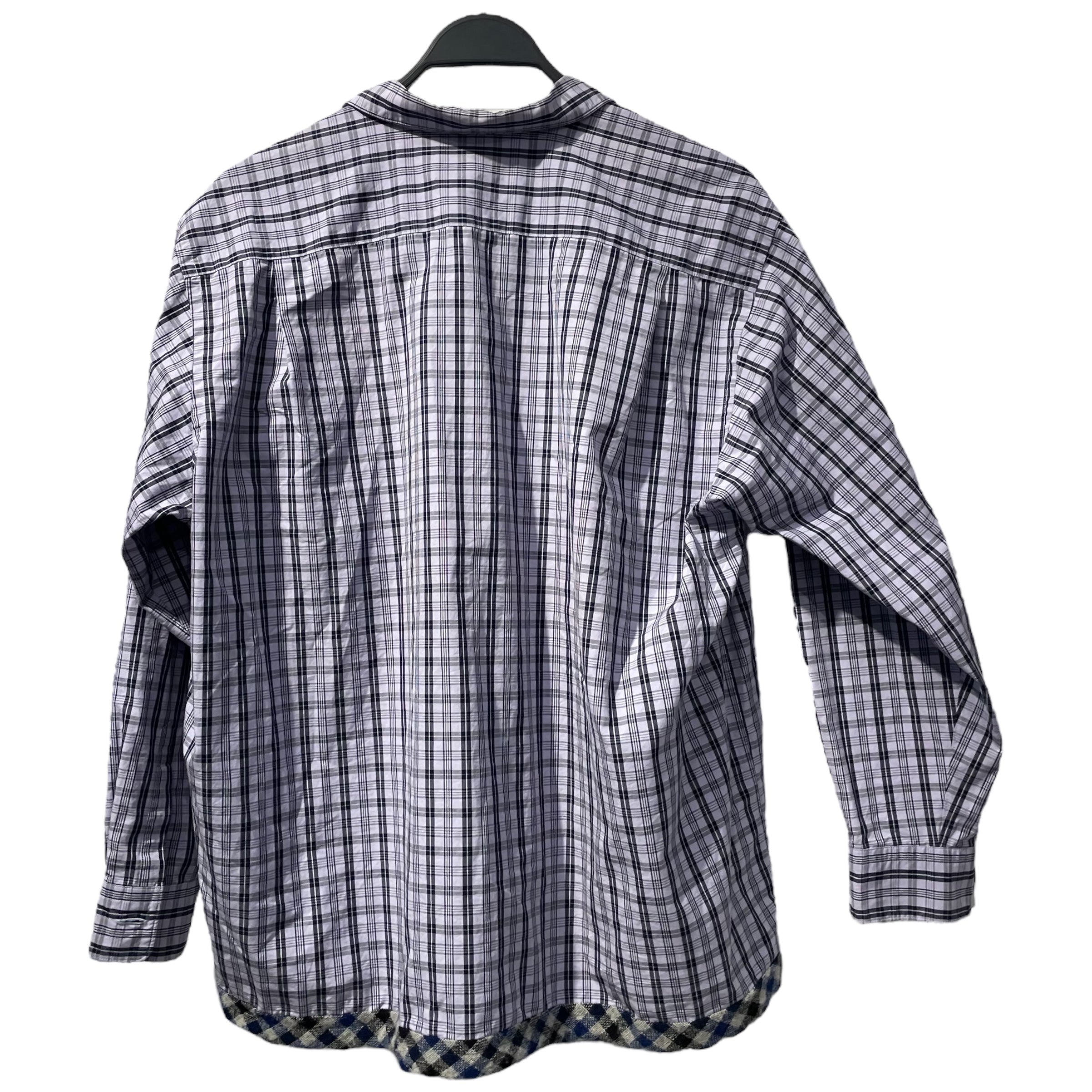 COMME des GARCONS HOMME/LS Shirt/Cotton/MLT/Plaid/PURPLE BLACK PLAID view 2