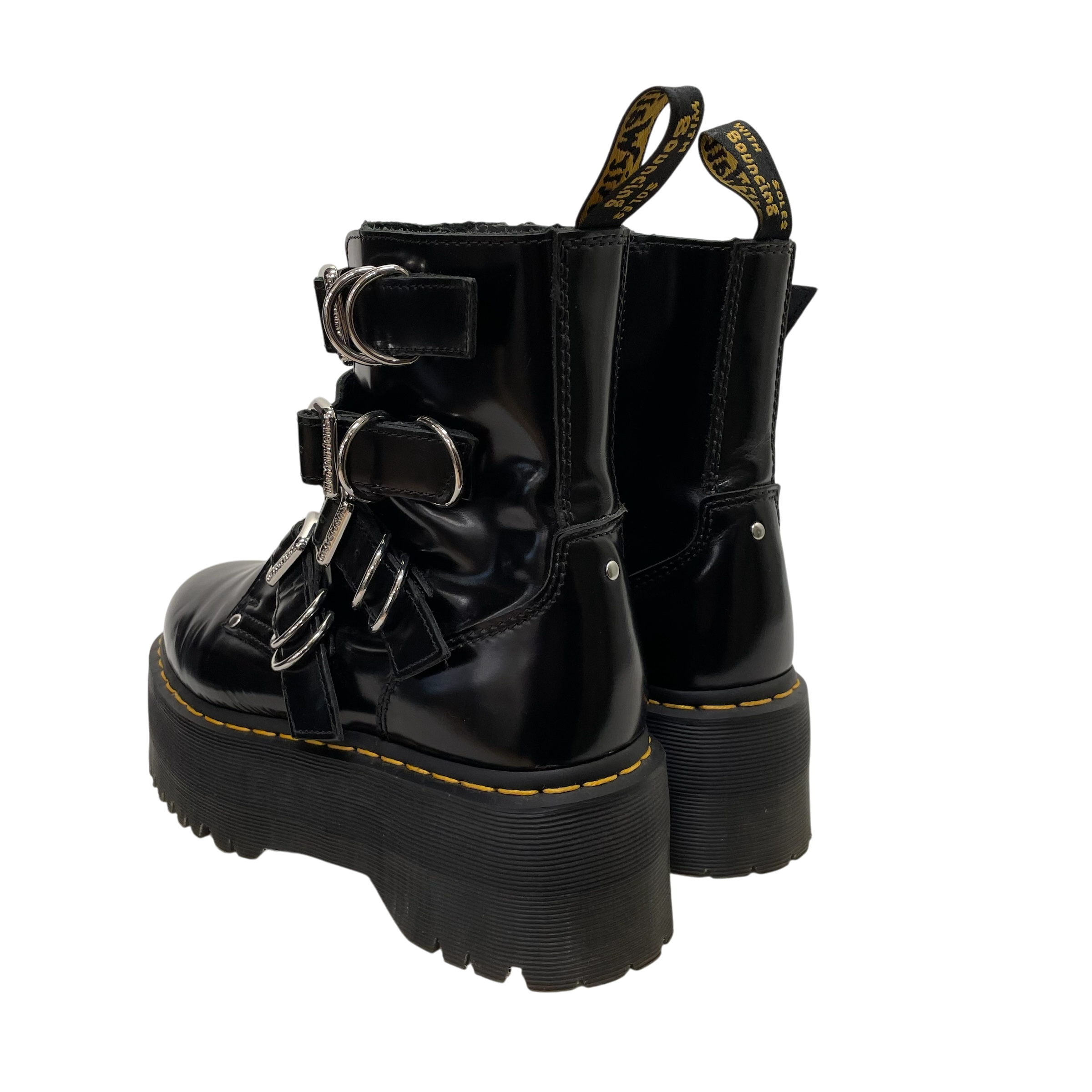 Dr.Martens/Boots/US 8/Leather/BLK/Dr.Martena Jadon Max Hardware view 9