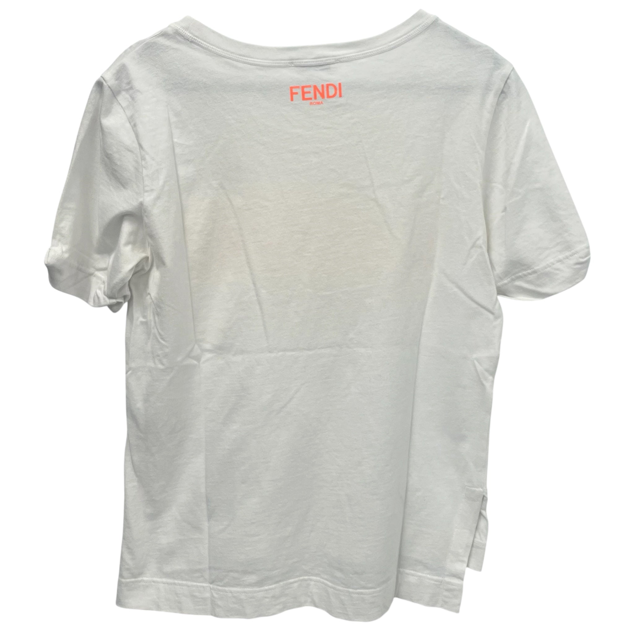 FENDI/T-Shirt/S/Cotton/WHT/ view 2