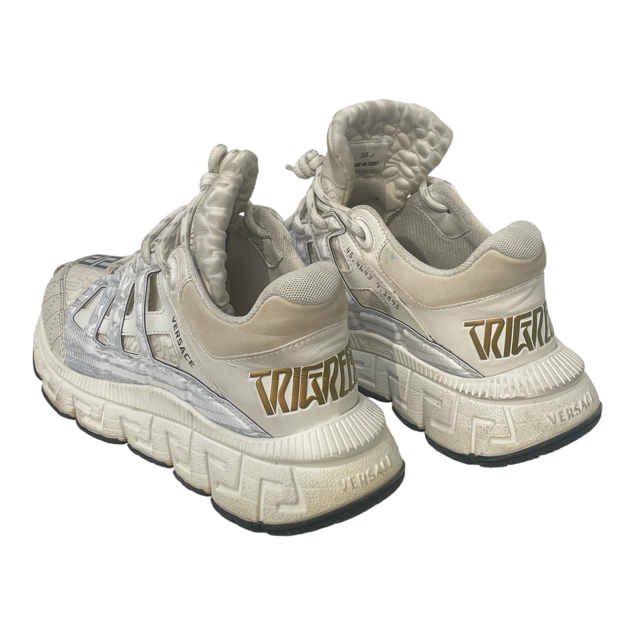 VERSACE/Low-Sneakers/US 7.5/Leather/CRM/Trigreca view 2