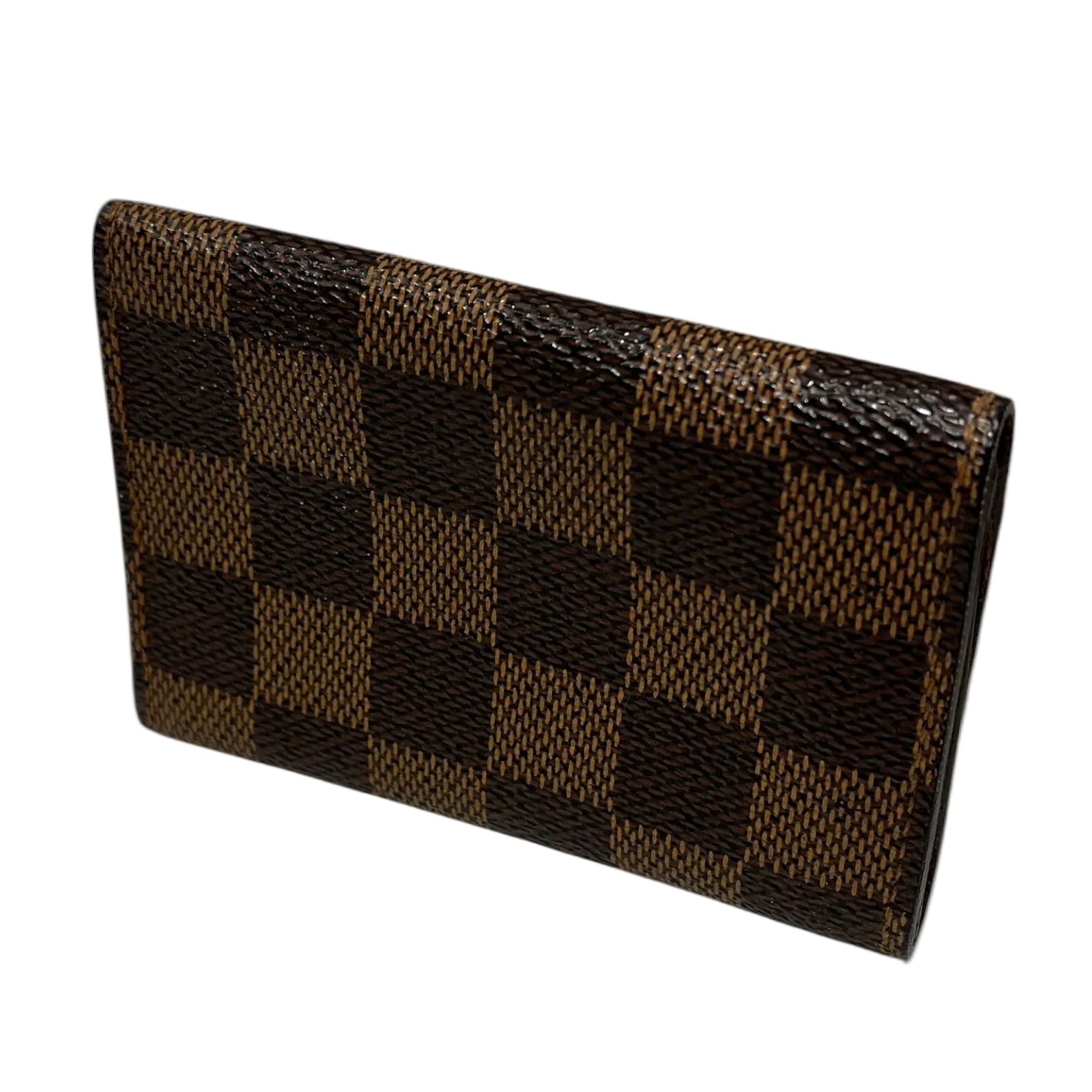 LOUIS VUITTON/Key Case/Monogram/Leather/BRW/L's/damier ebene key holder view 2