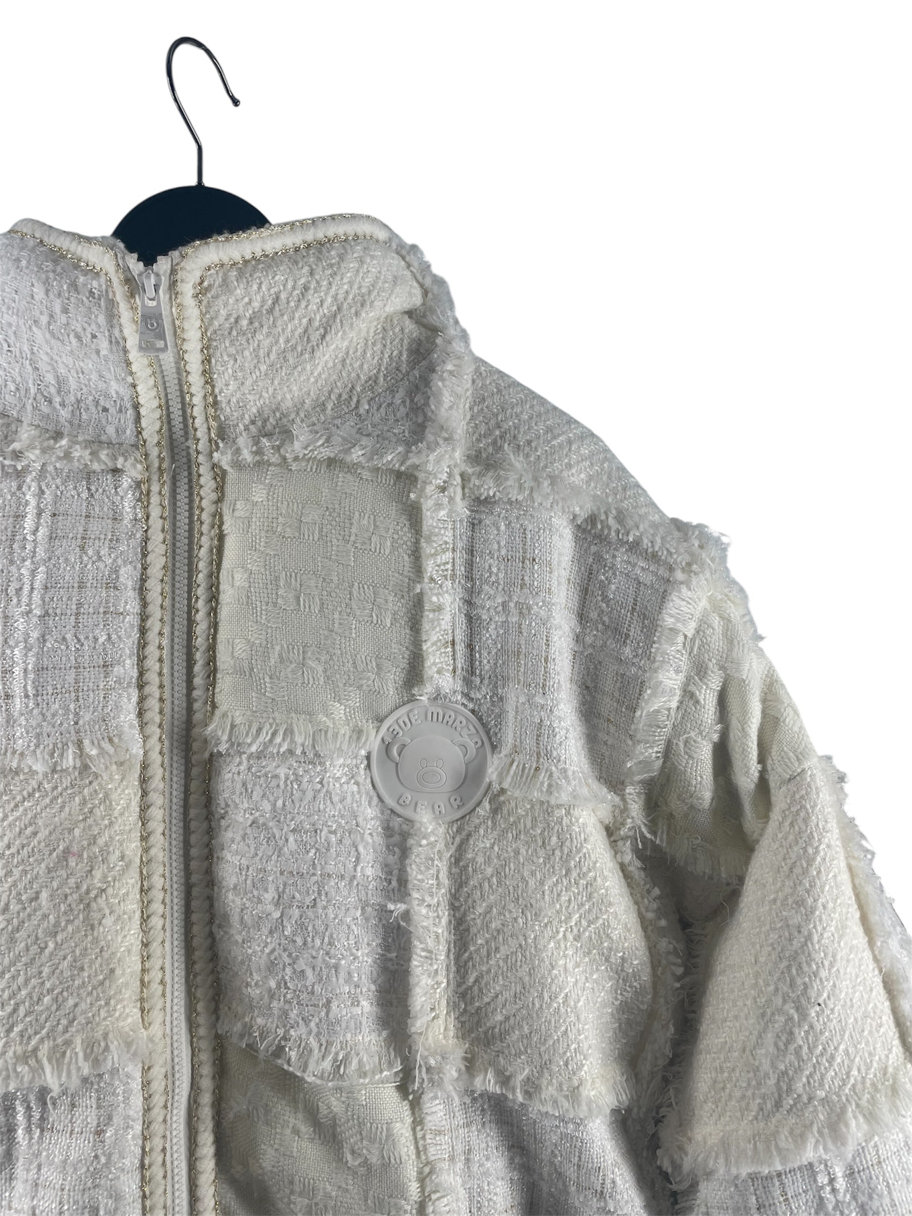 13DE Marzo/Jacket/L/Tweed/WHT/13DE MARZO PALDA BEAR TWEED view 3