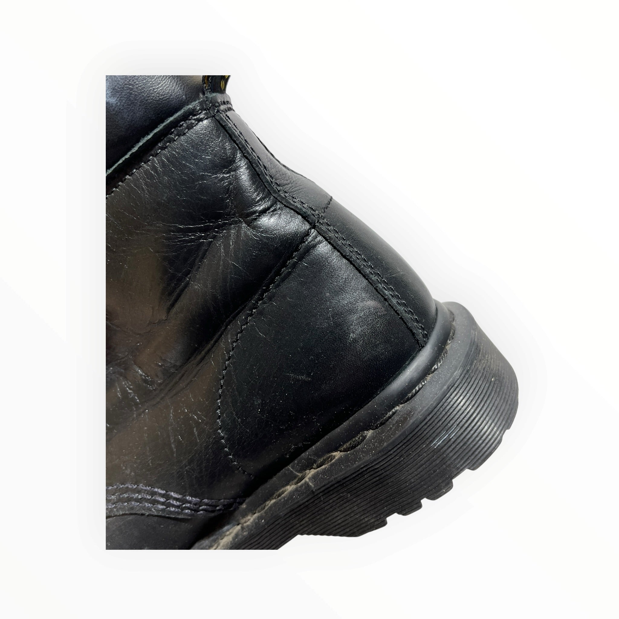 Dr.Martens/STUSSY/Biker Boots/US 8/Leather/BLK/COMBAT WORKWEAR view 7