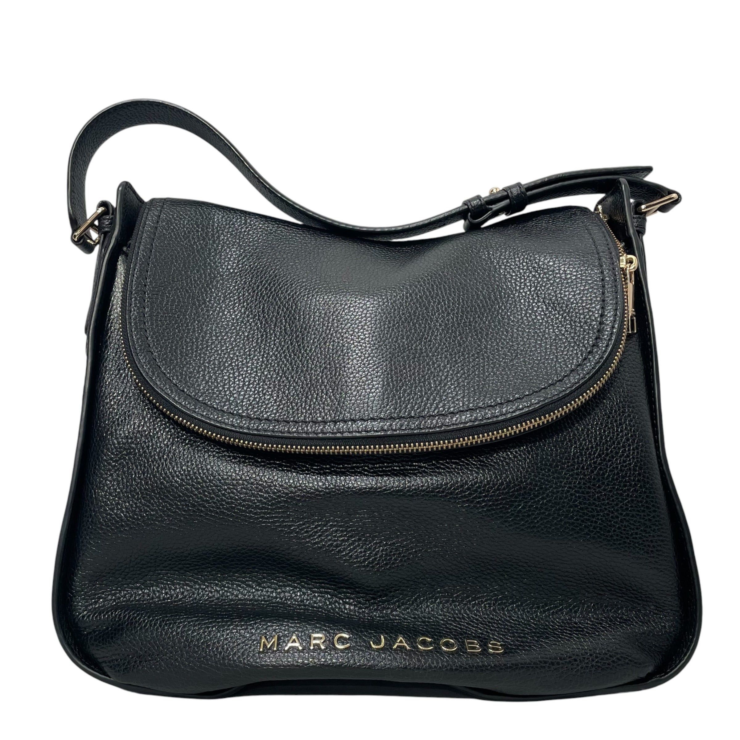 MARC JACOBS/Hand Bag/Leather/BLK/groove hobo bag view 1
