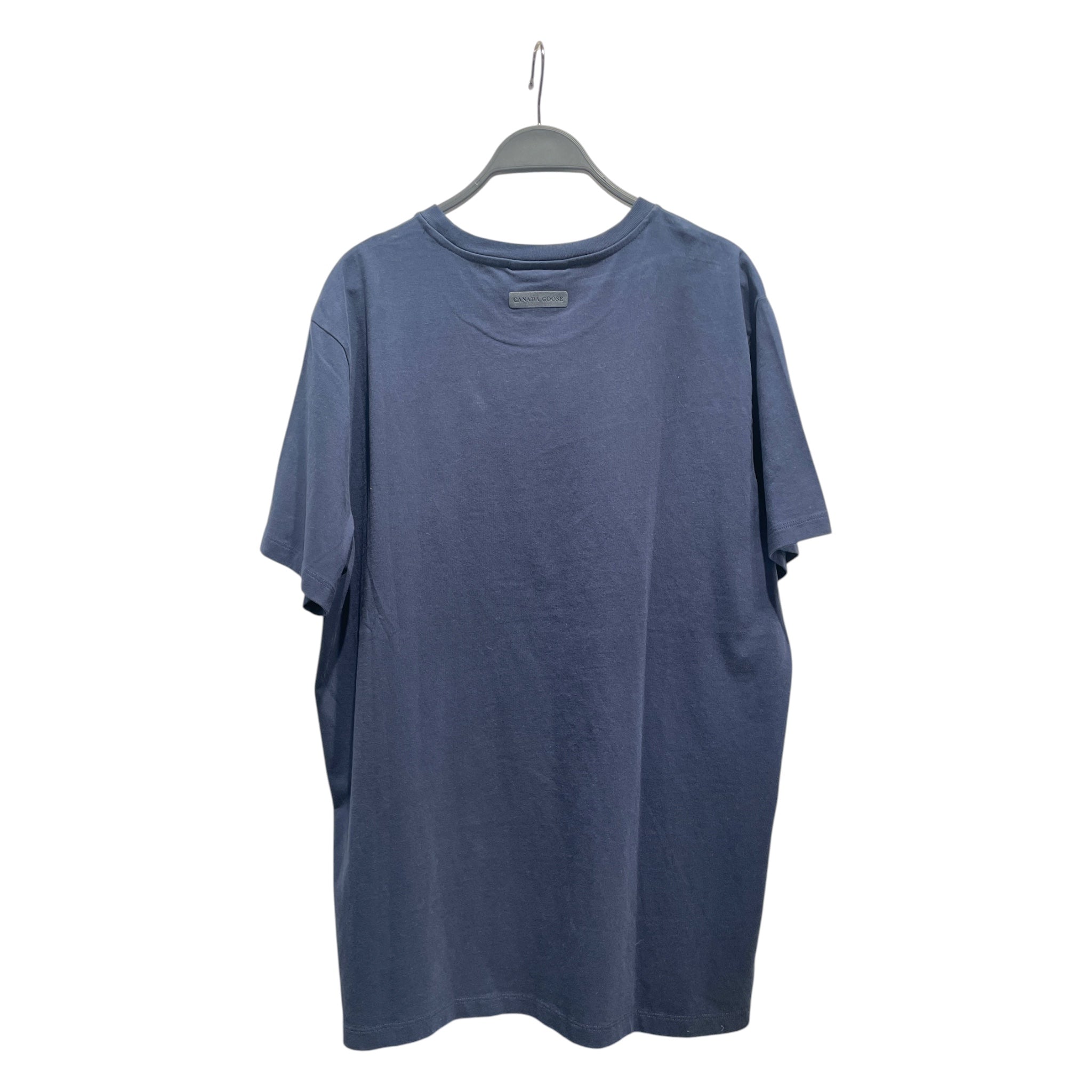 CANADA GOOSE/T-Shirt/L/Cotton/NVY/Chest Logo Tee view 2