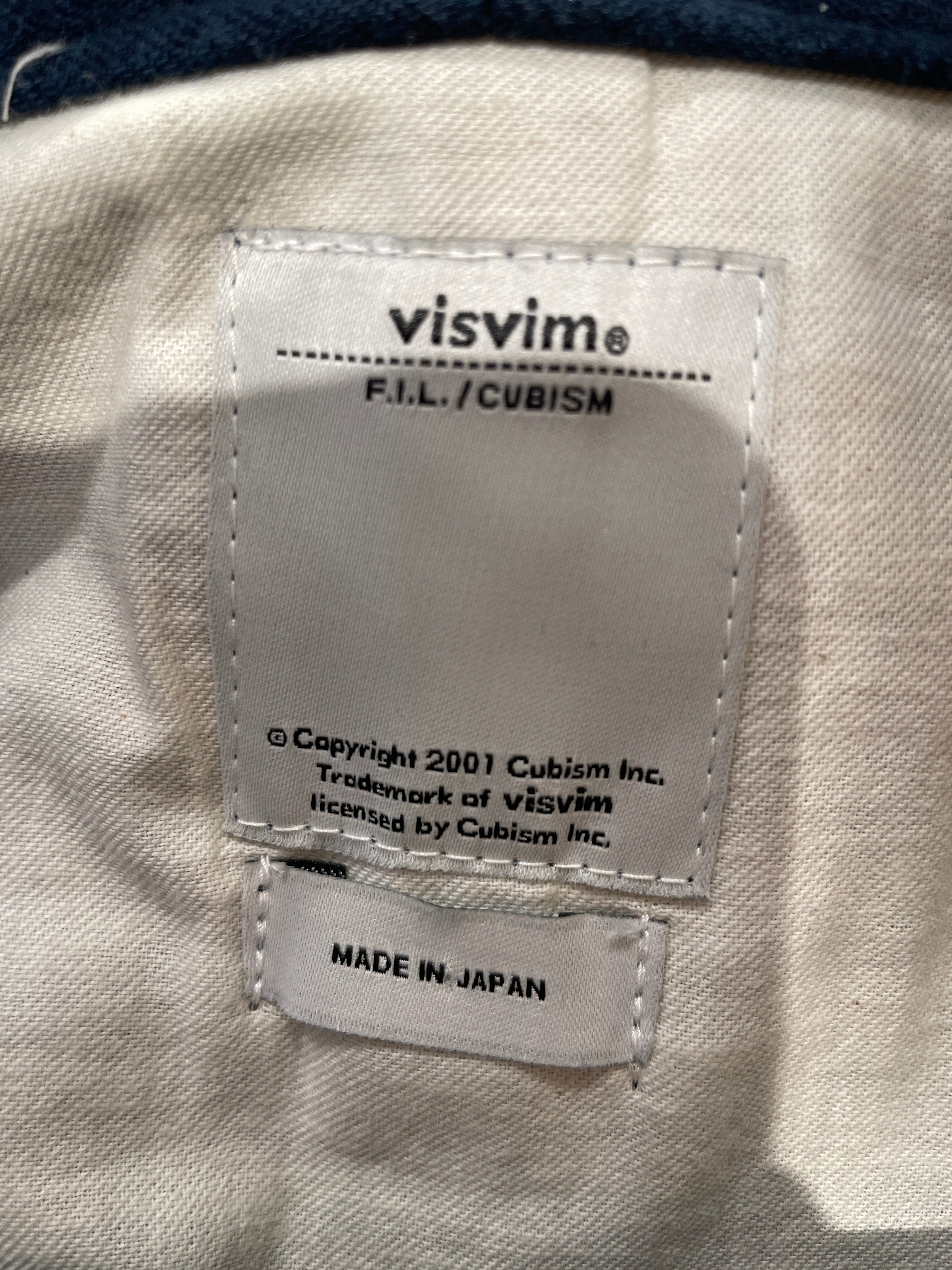 visvim/Denim Jkt/2/Cotton/IDG/All Over Print/kimono style wave bleach view 4