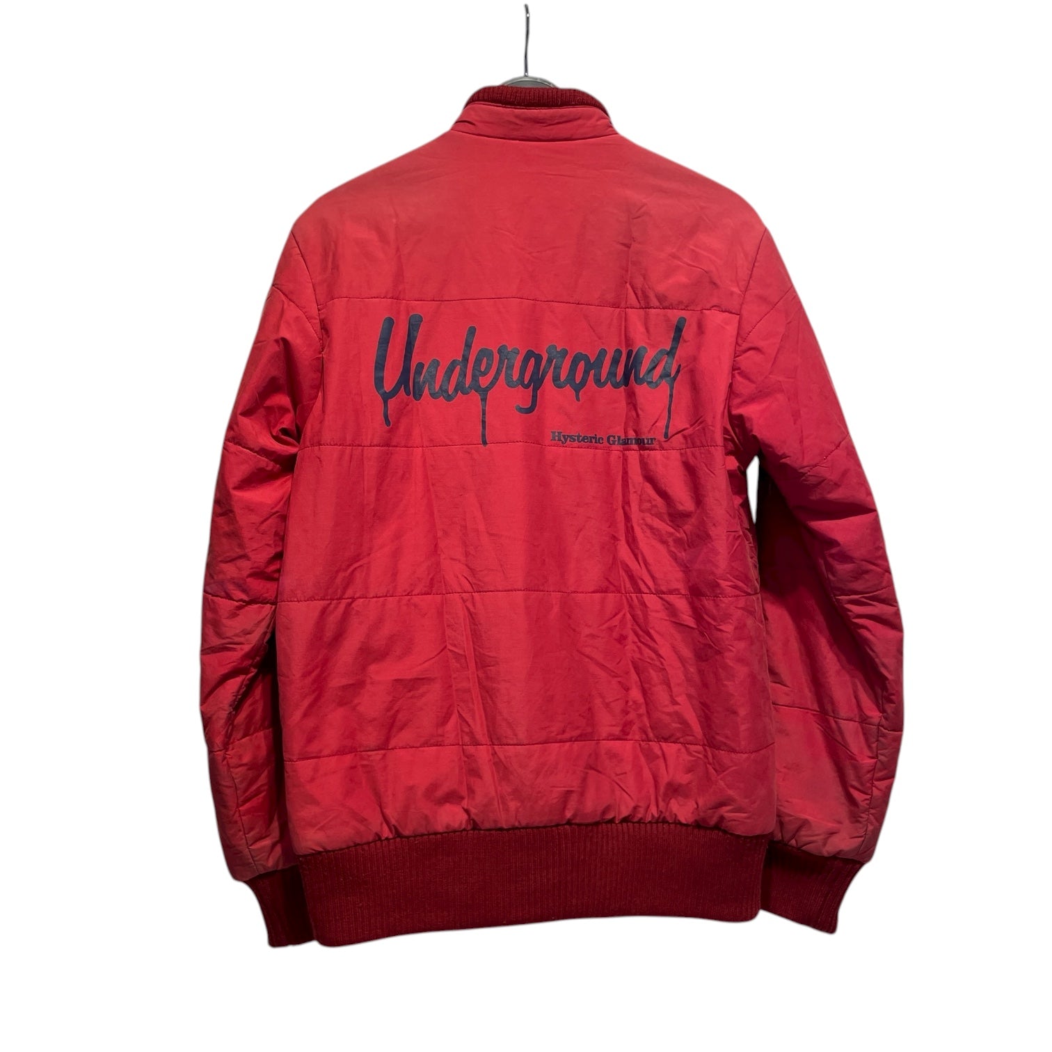 HYSTERIC GLAMOUR/Puffer Jkt/FREE/Cotton/RED/HEAVY DUTY PRIMALOFT view 2
