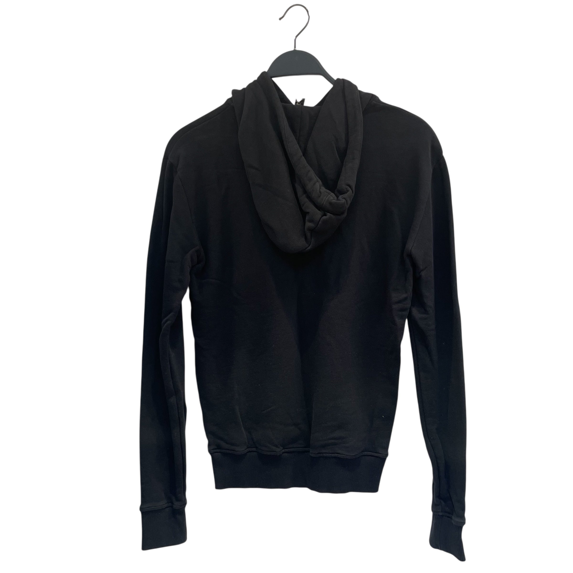 SAINT LAURENT/Hoodie/S/Cotton/BLK/BLUECORNERLOGO view 2