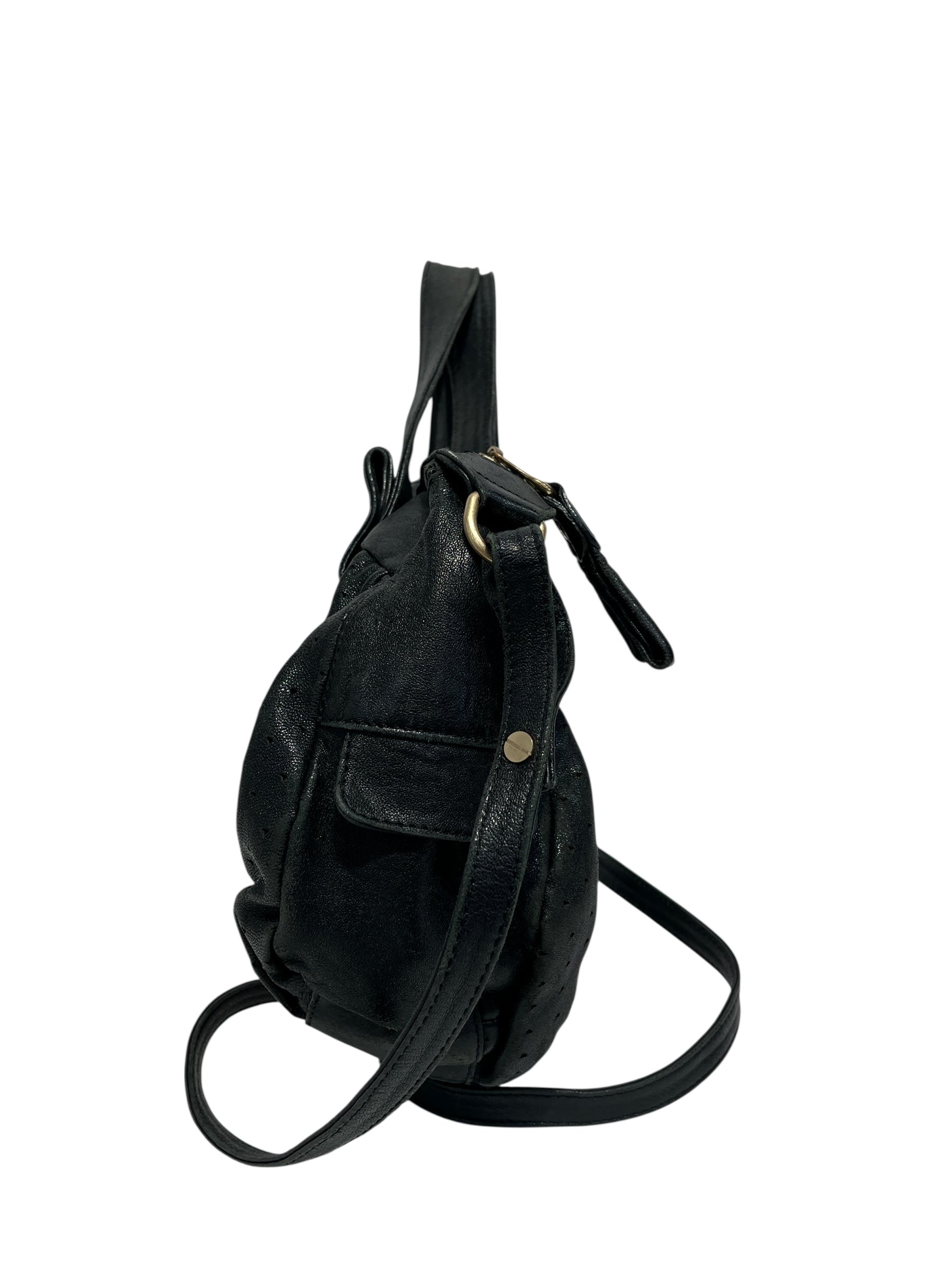 SEE BY CHLOE/Cross Body Bag/Leather/BLK/LASER CUT BAG view 3