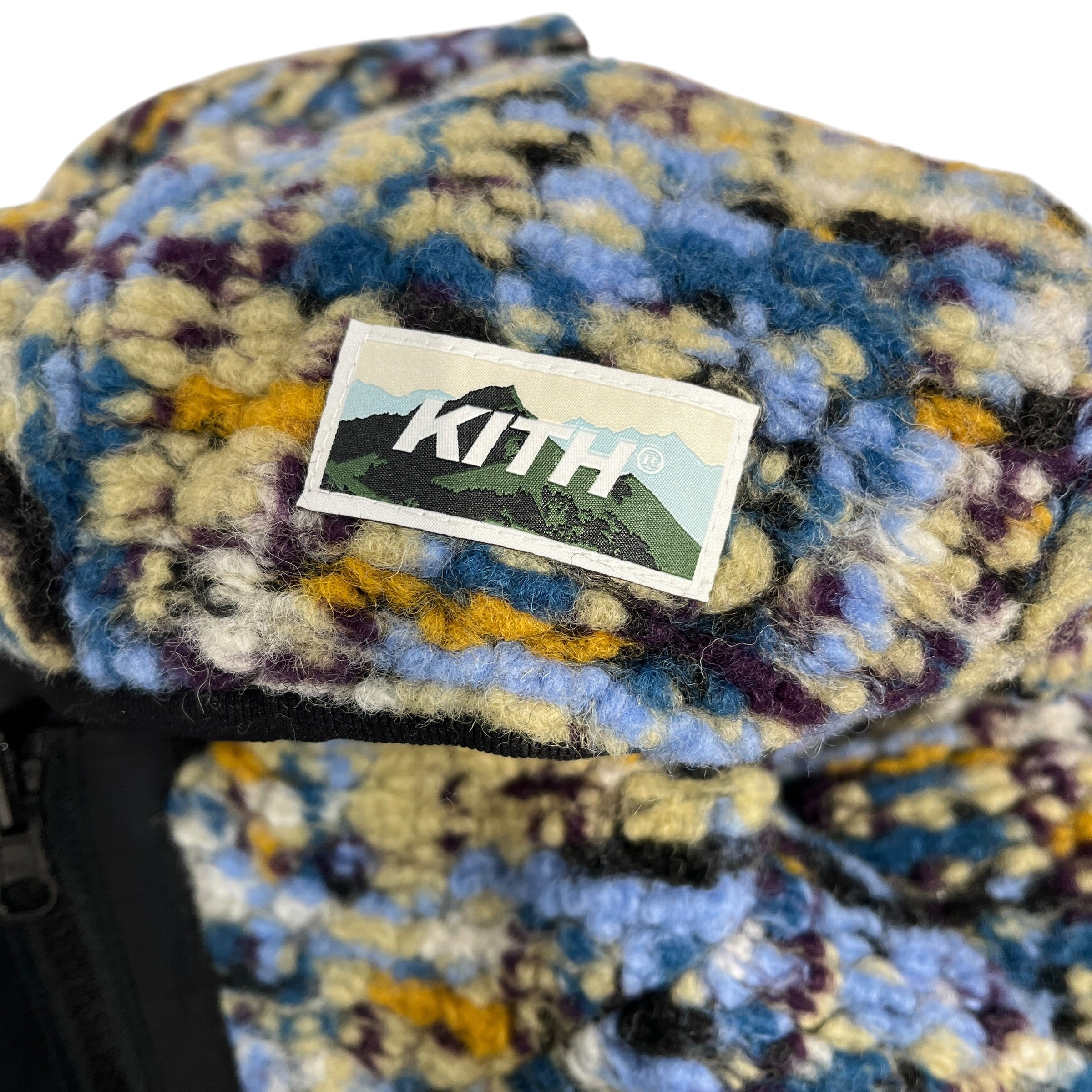 KITH/Jacket/M/Wool/BLU/multi wool quarterzip view 3