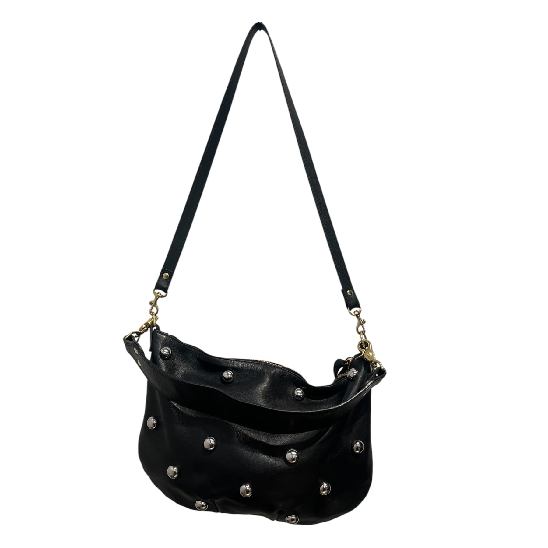 CLARE V/Hand Bag/Leather/BLK/BLACK STUDDED BAG view 2
