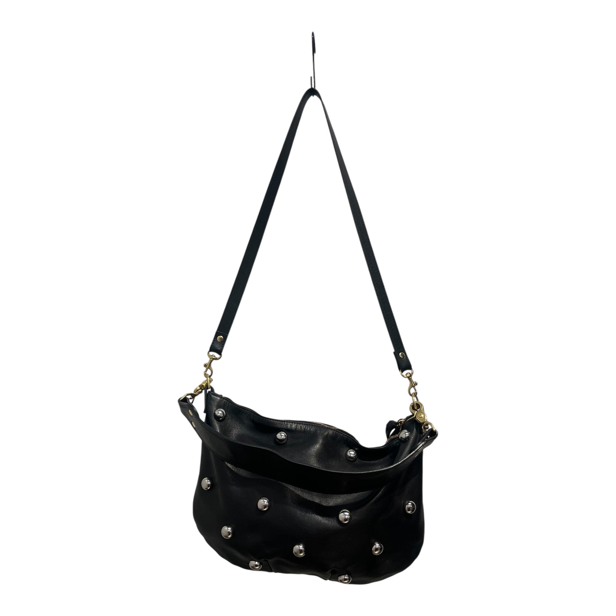 CLARE V/Hand Bag/Leather/BLK/BLACK STUDDED BAG view 2