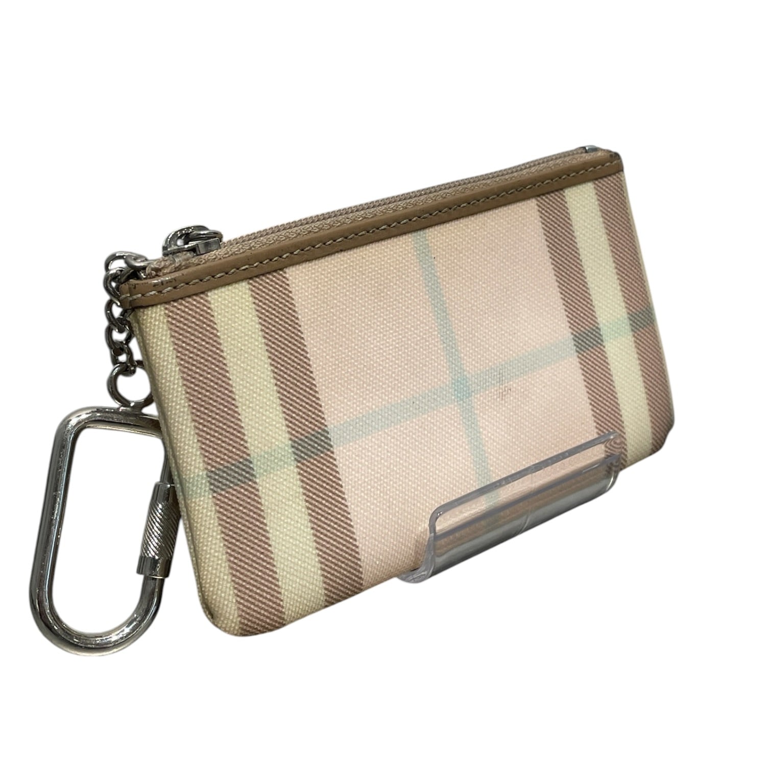 BURBERRY LONDON/Coin Wallet/Nylon/MLT/L's/Coin Purse Keychain view 1