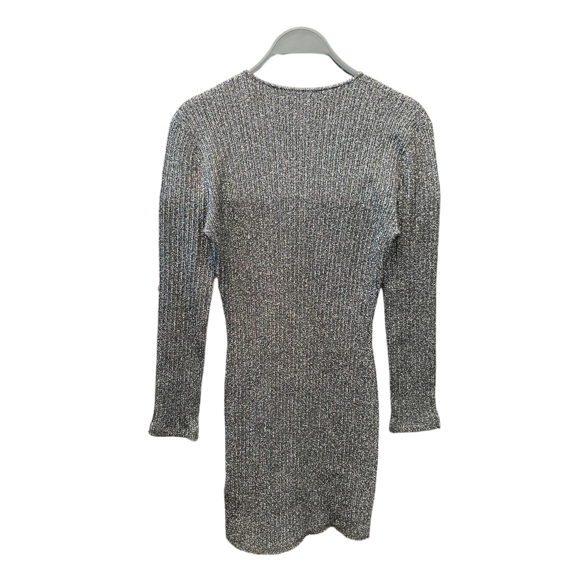 AMIRI/LS Dress/S/Glitter/Nylon/BLK/MA Hardware Mini Dress view 2