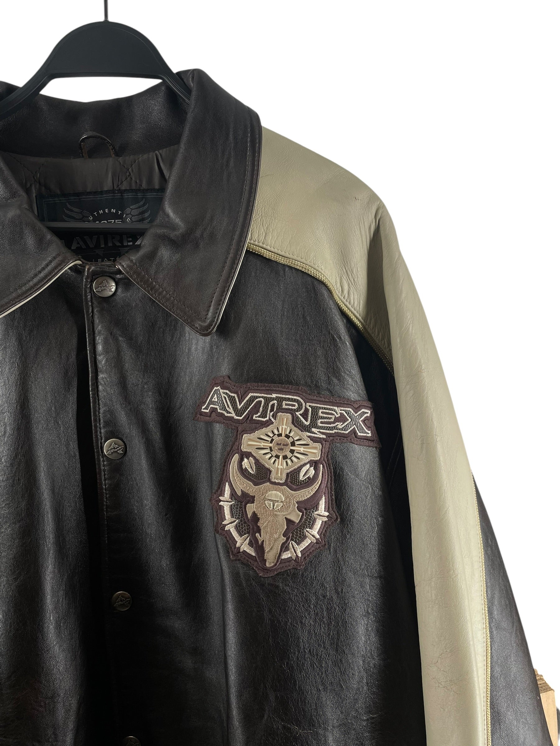 AVIREX/Leather Jkt/XXXXL/Leather/BRW/21K006EW view 3