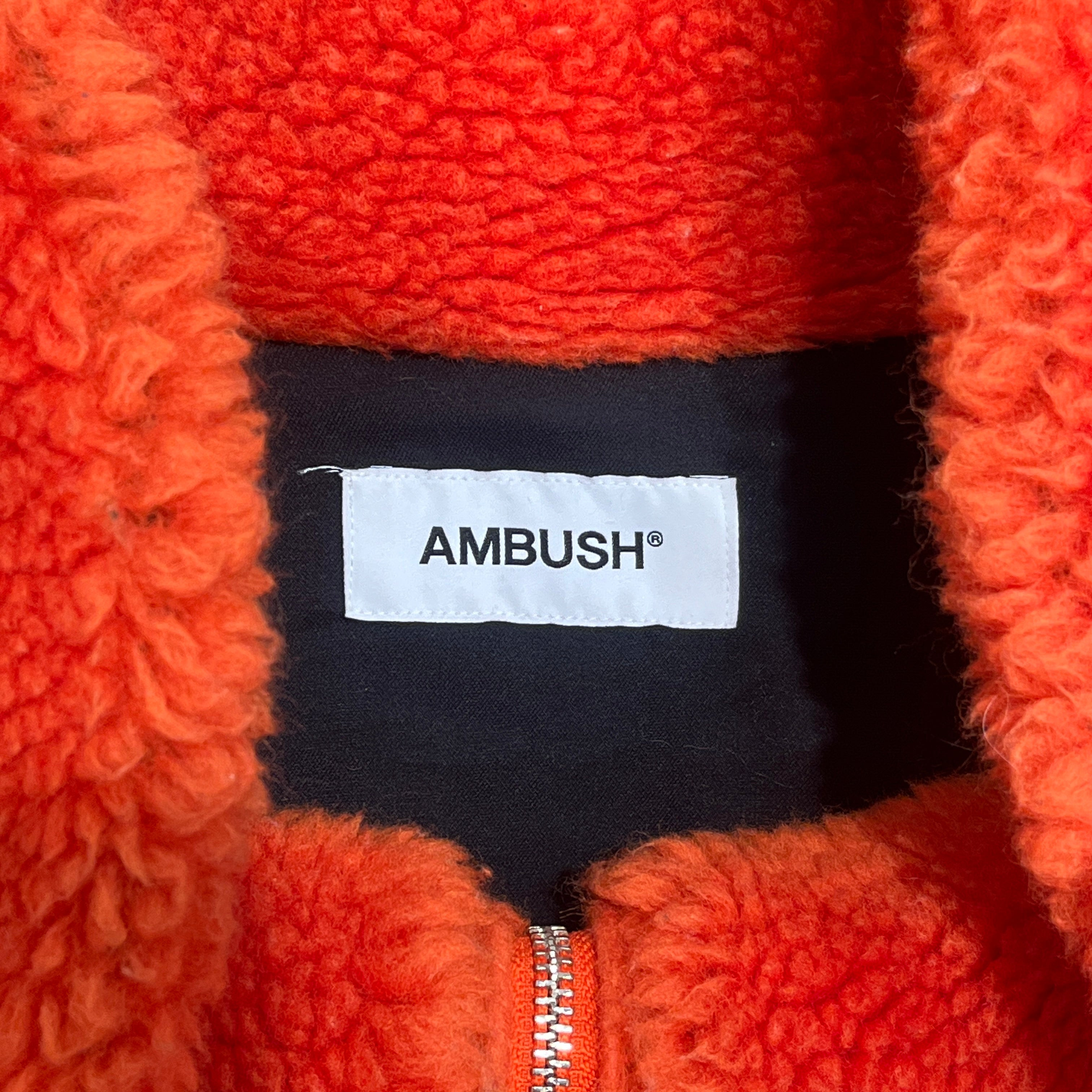 AMBUSH/Fleece Jkt/1/Acrylic/ORN/ view 3