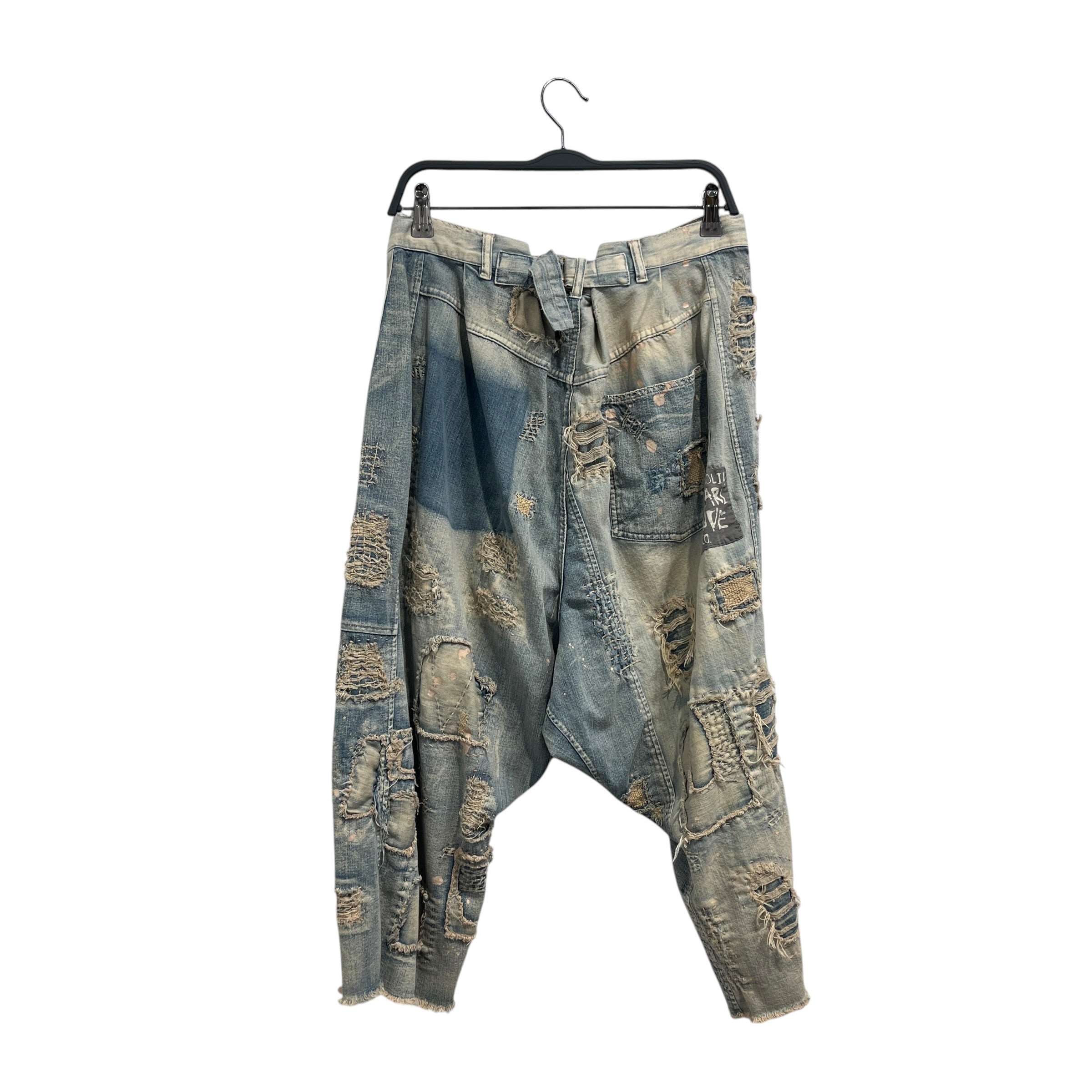 Magnolia Pearl/Cropped Pants/OS/All Over Print/Denim/IDG/Drop Crotch Denim view 2