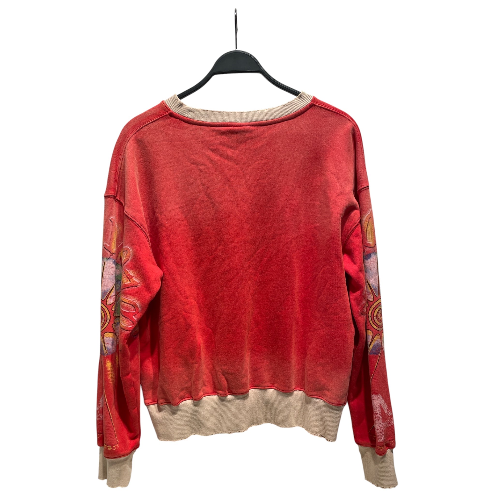 Vale/Sweatshirt/S/Graphic/Cotton/RED/ALIEN view 2