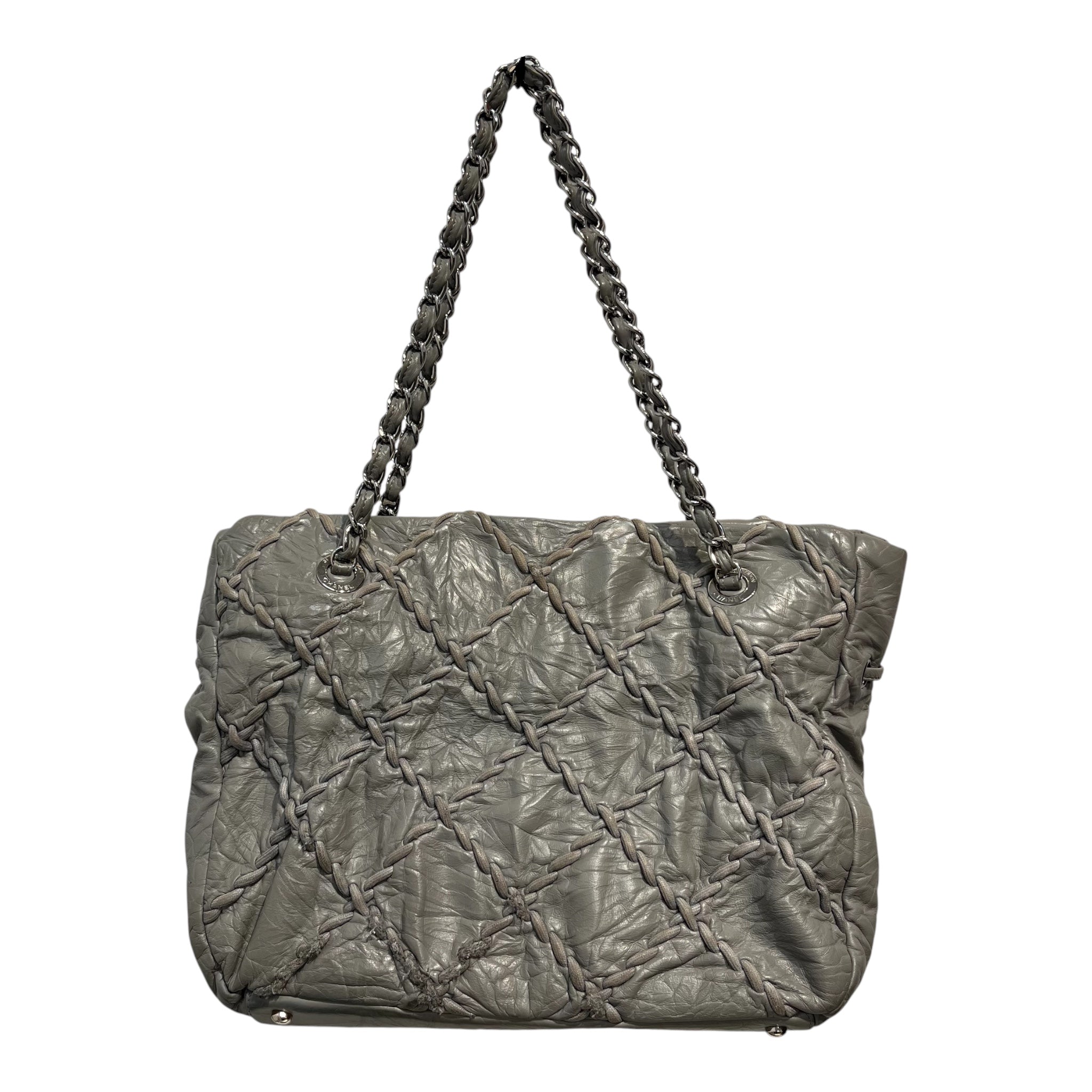 CHANEL/Hand Bag/Leather/GRY/ultra stittch 14716870 view 3