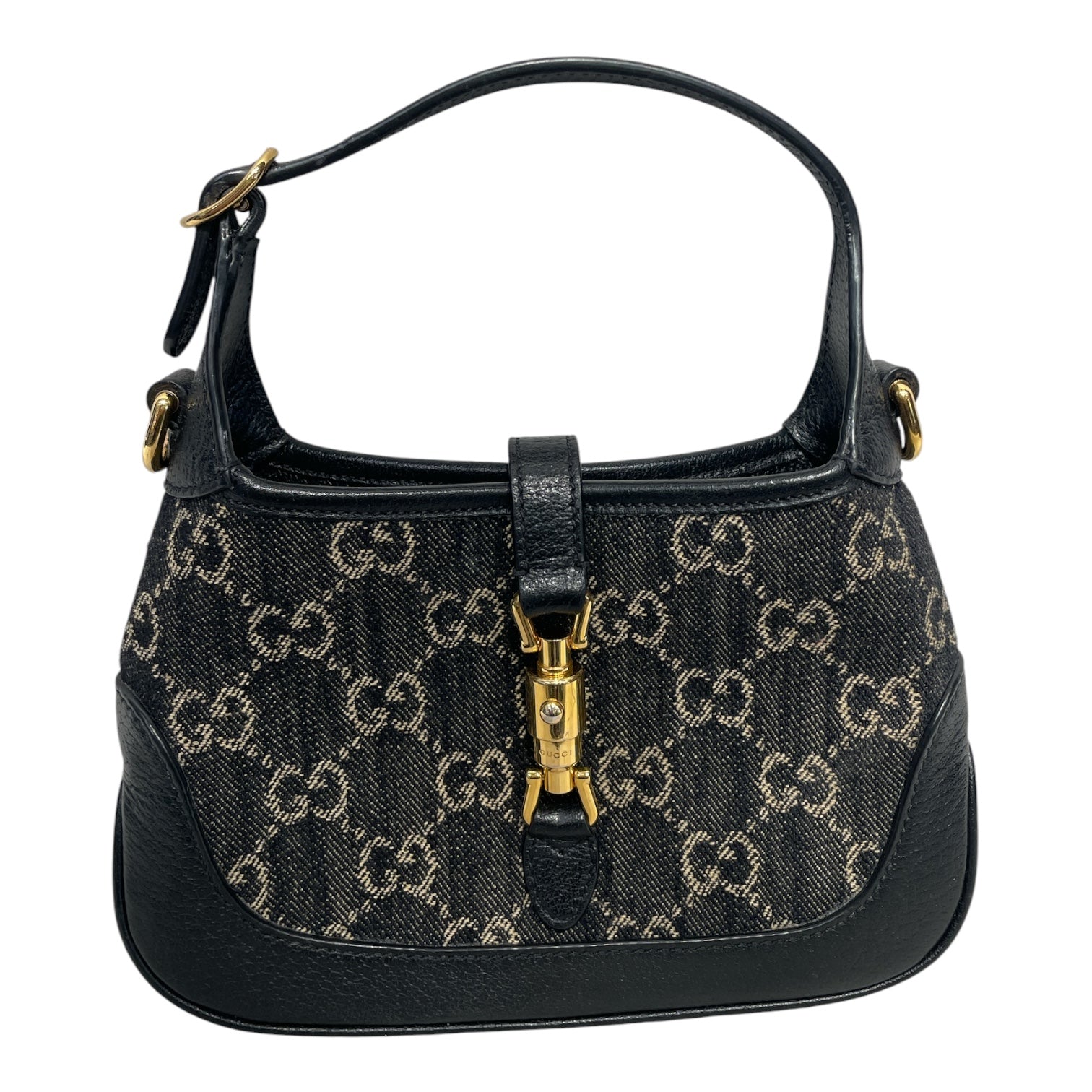 GUCCI/Bag/Monogram/Denim/BLK/Jackie 1961 Mini 685127-000926 view 1