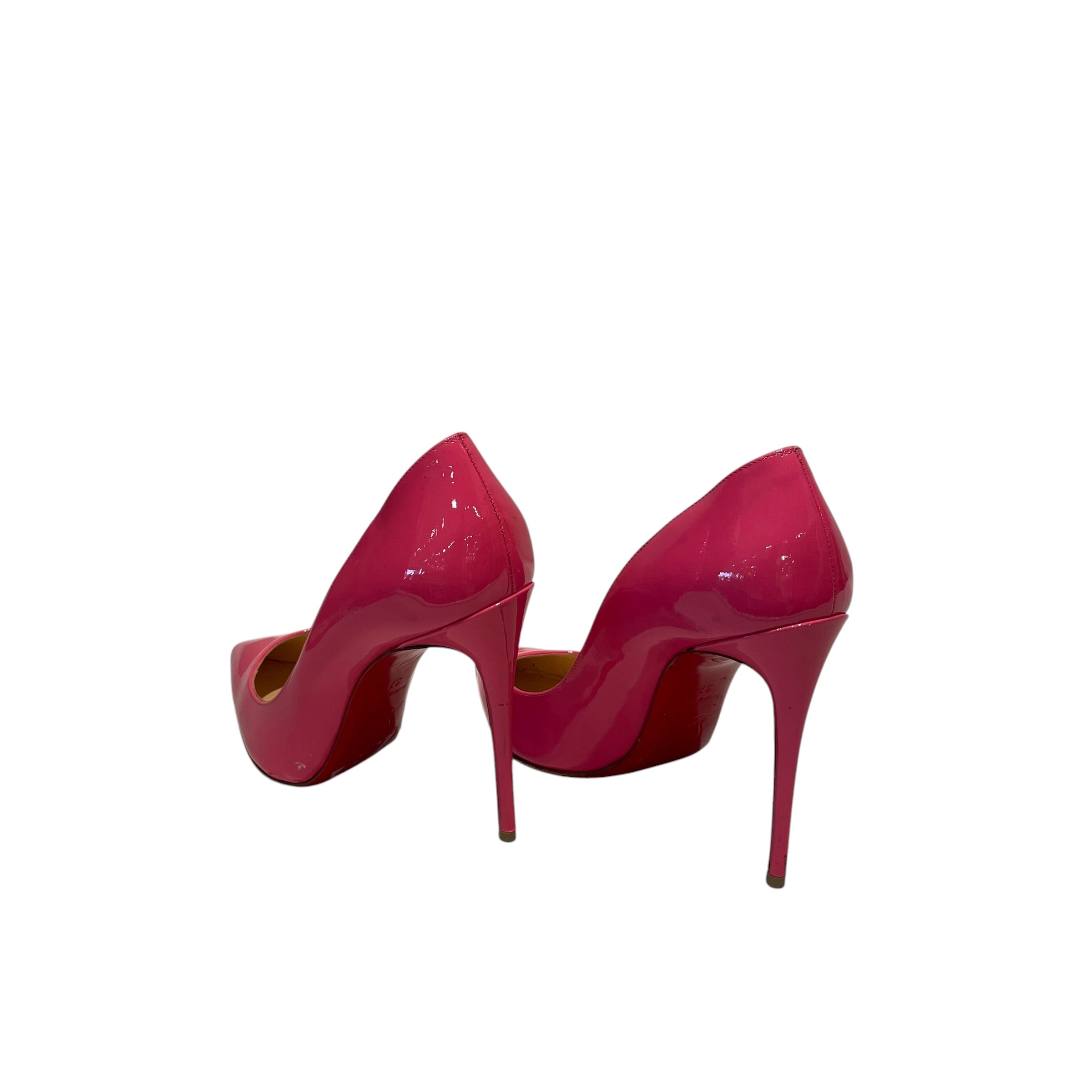 Christian Louboutin/Heels/US 6/Leather/PNK/VIBRANT PINK PATENT PUMPS view 2