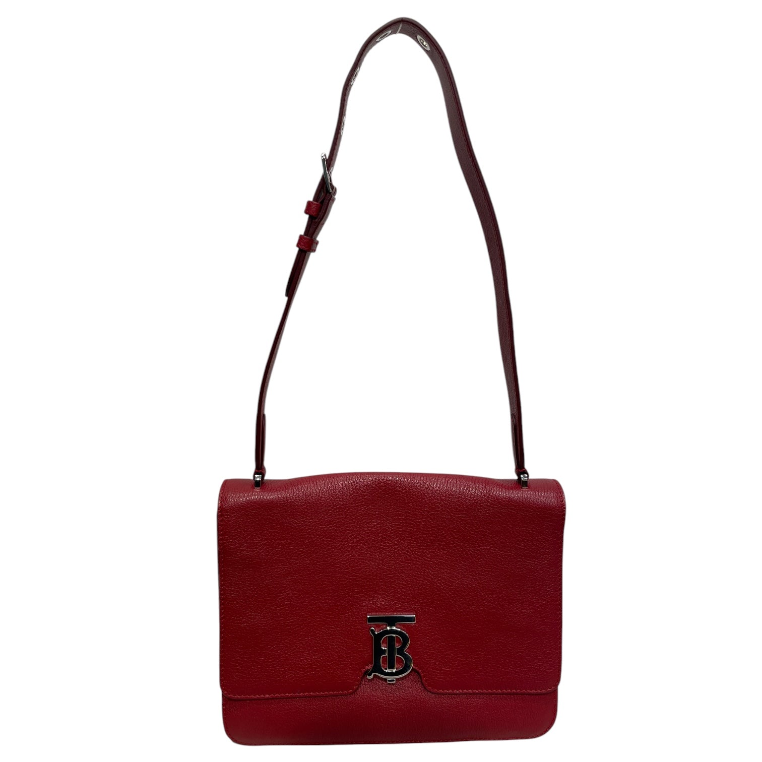 BURBERRY/Cross Body Bag/Leather/RED/TB ALICE SATCHEL view 1