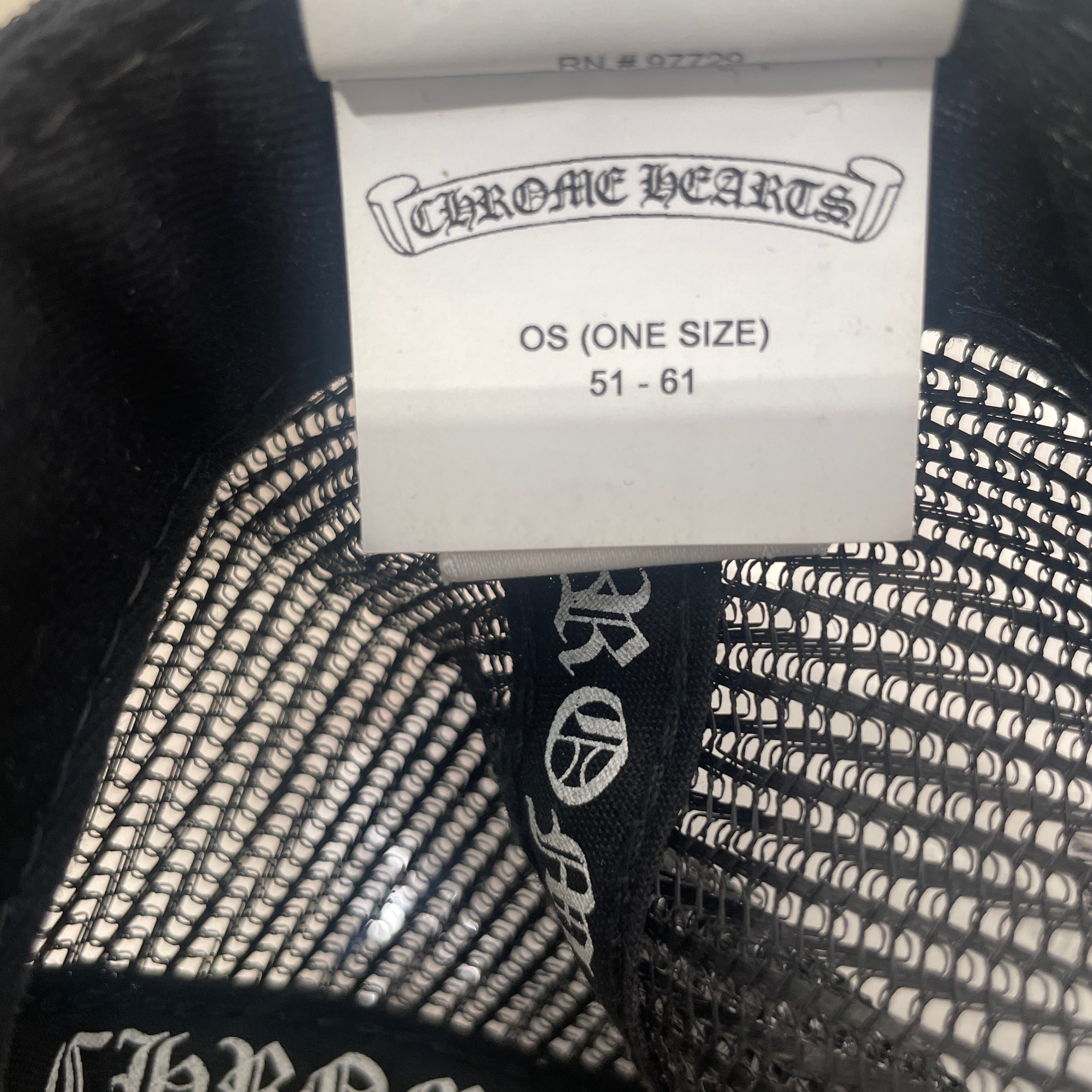 CHROME HEARTS/Cap/Cotton/WHT/ view 4