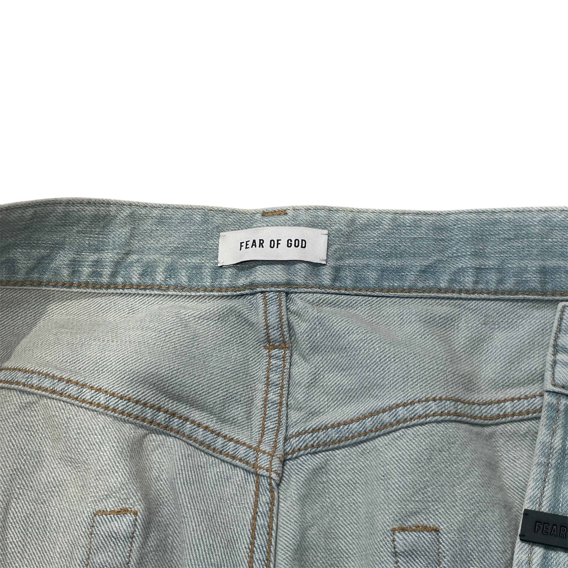 FEAR OF GOD/Pants/34/Cotton/BLU/Selvedge Denim Painters Jean view 3