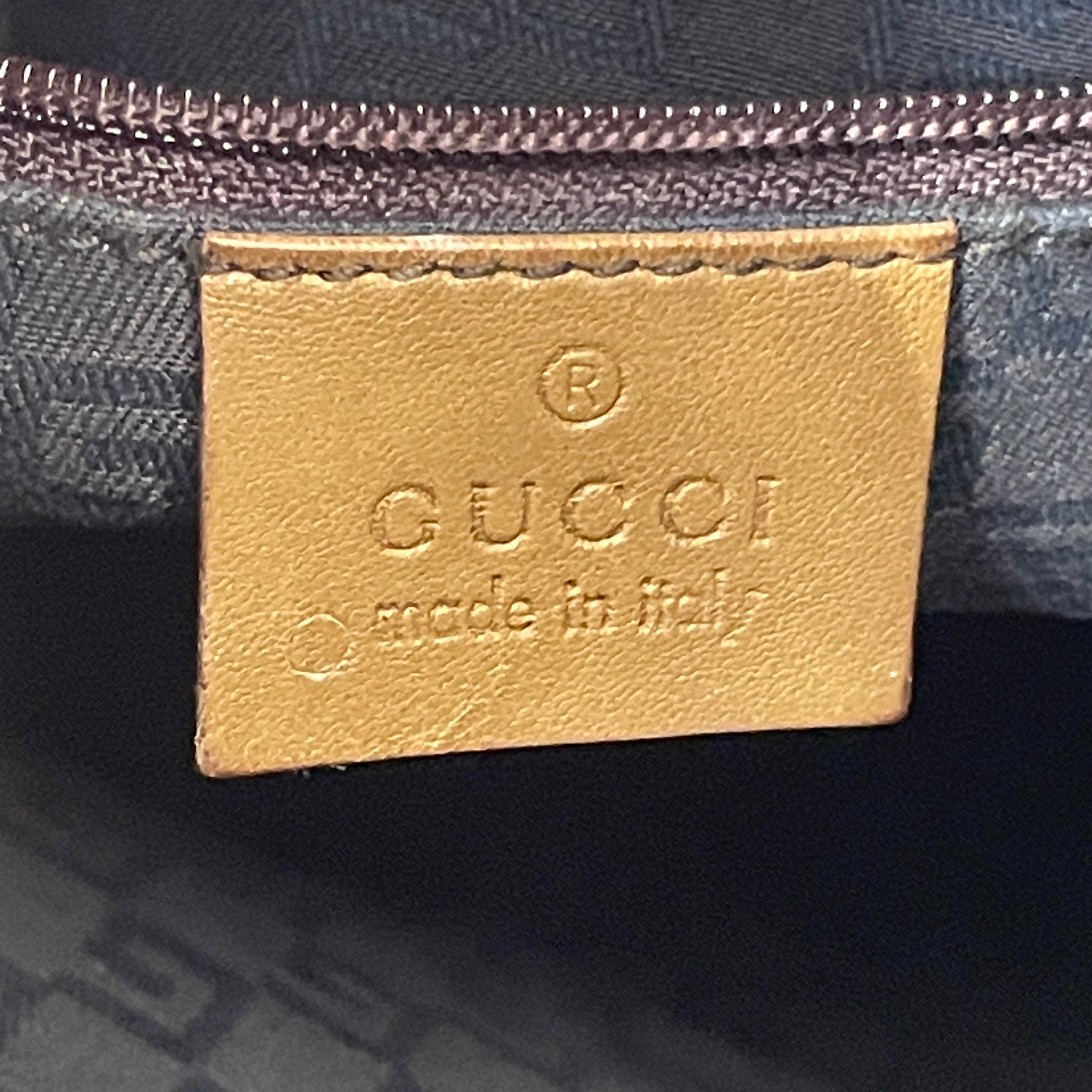 GUCCI/Bag/Monogram/Cotton/CML/LEATHER SIDES view 5