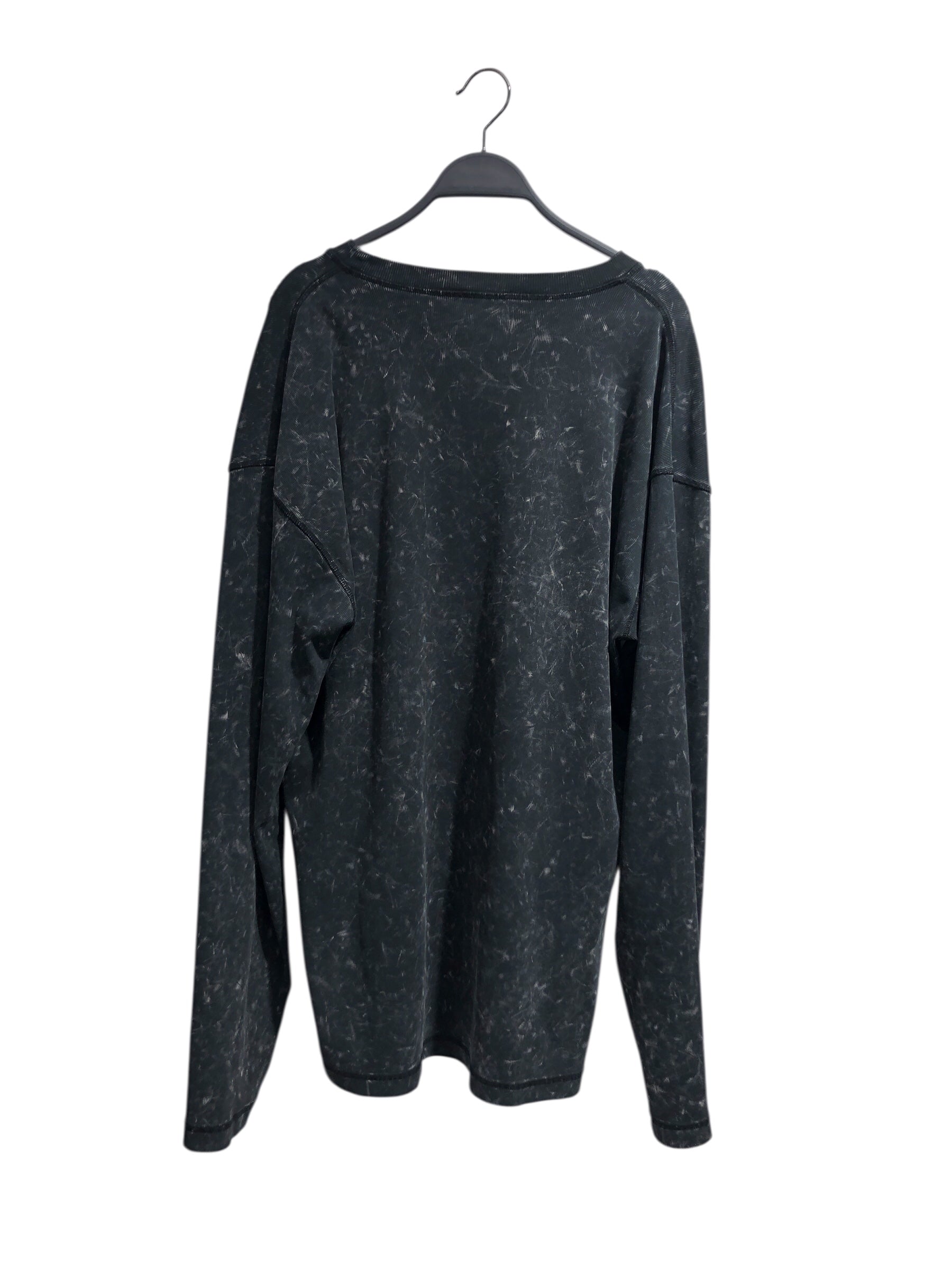 DIESEL/LS T-Shirt/XL/Cotton/GRY/All Over Print/ZIPPER LS T-Auser view 1