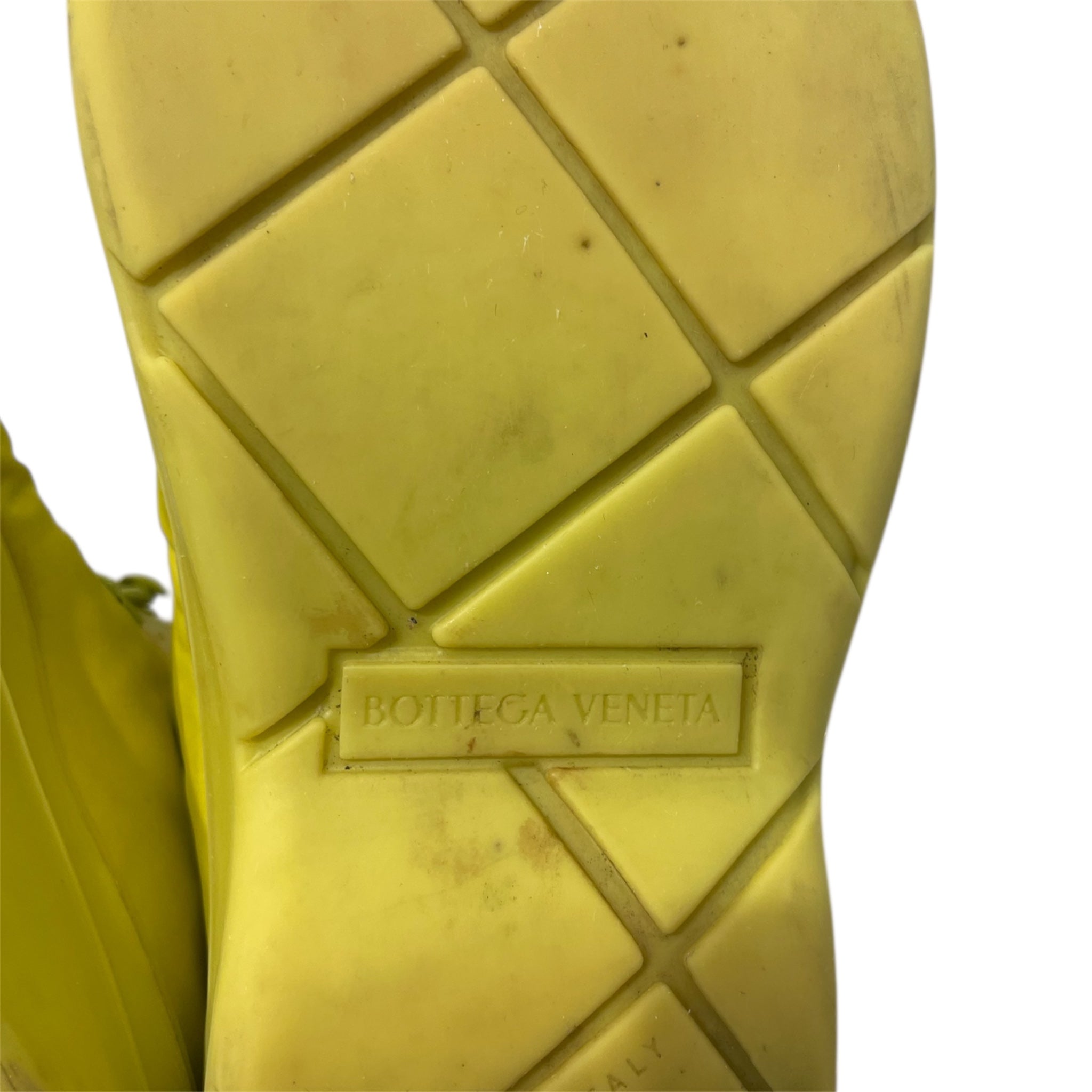BOTTEGA VENETA/Boots/US 7/Nylon/YEL/PUDDLE BOMBER view 3