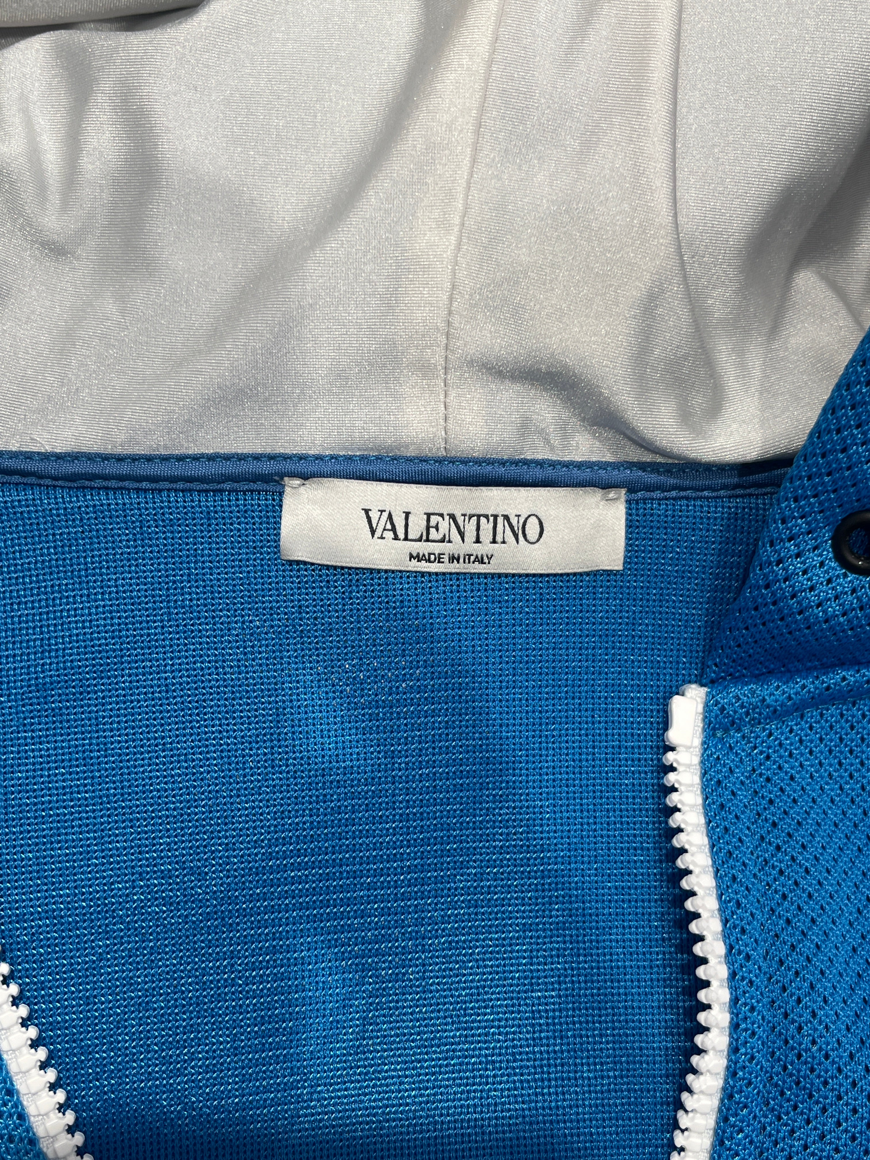 VALENTINO/Tailored Jkt/XL/Polyester/BLU/COLORBLOCK view 3