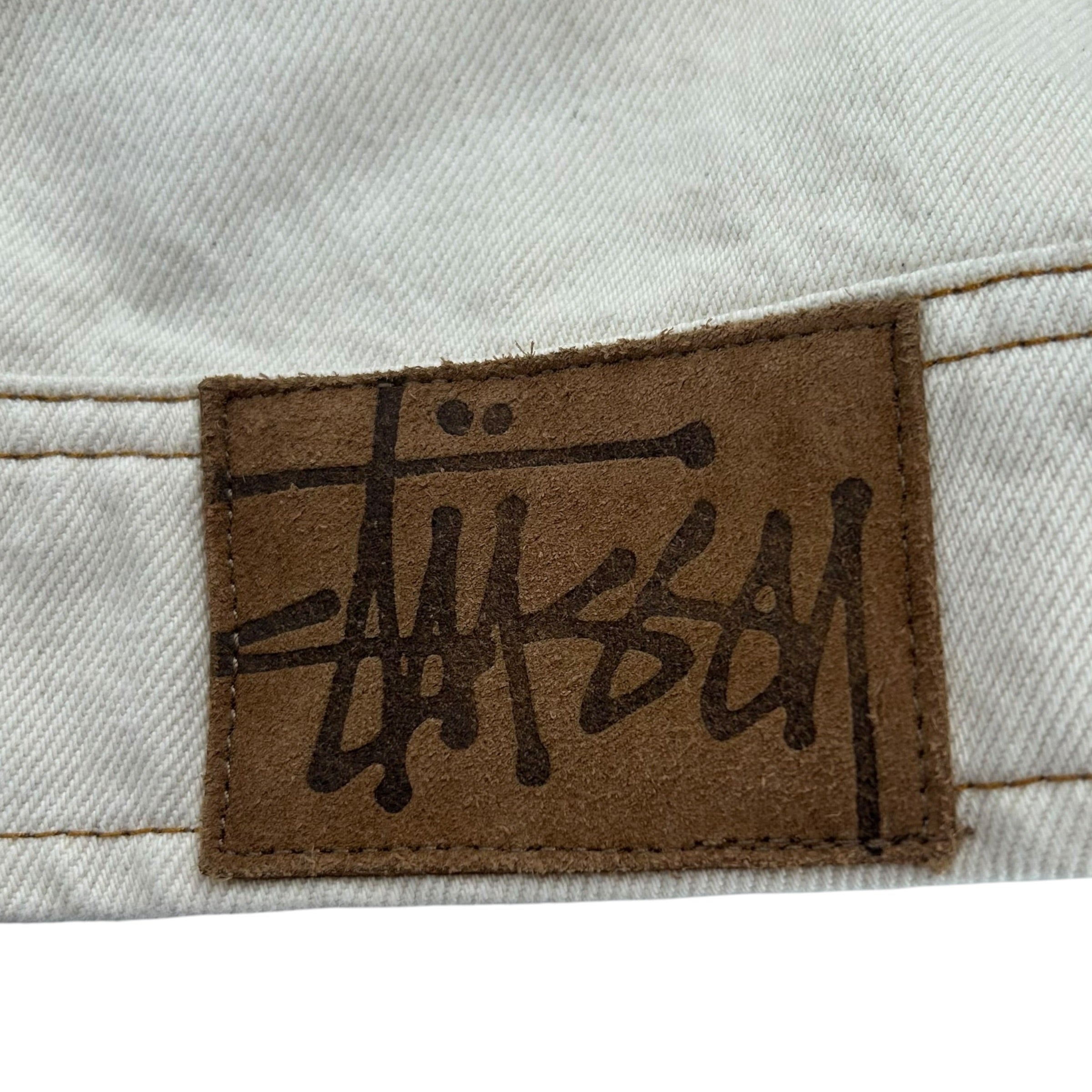 STUSSY/Jacket/M/CRM/WORKGEAER YLW STCHING view 5