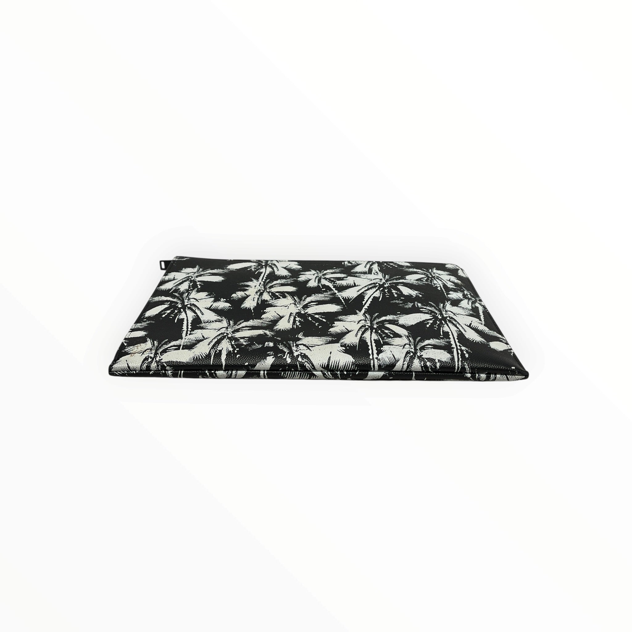 SAINT LAURENT/Clutch Bag/Graphic/Leather/BLK/PALM TREE GRAPHIC view 3