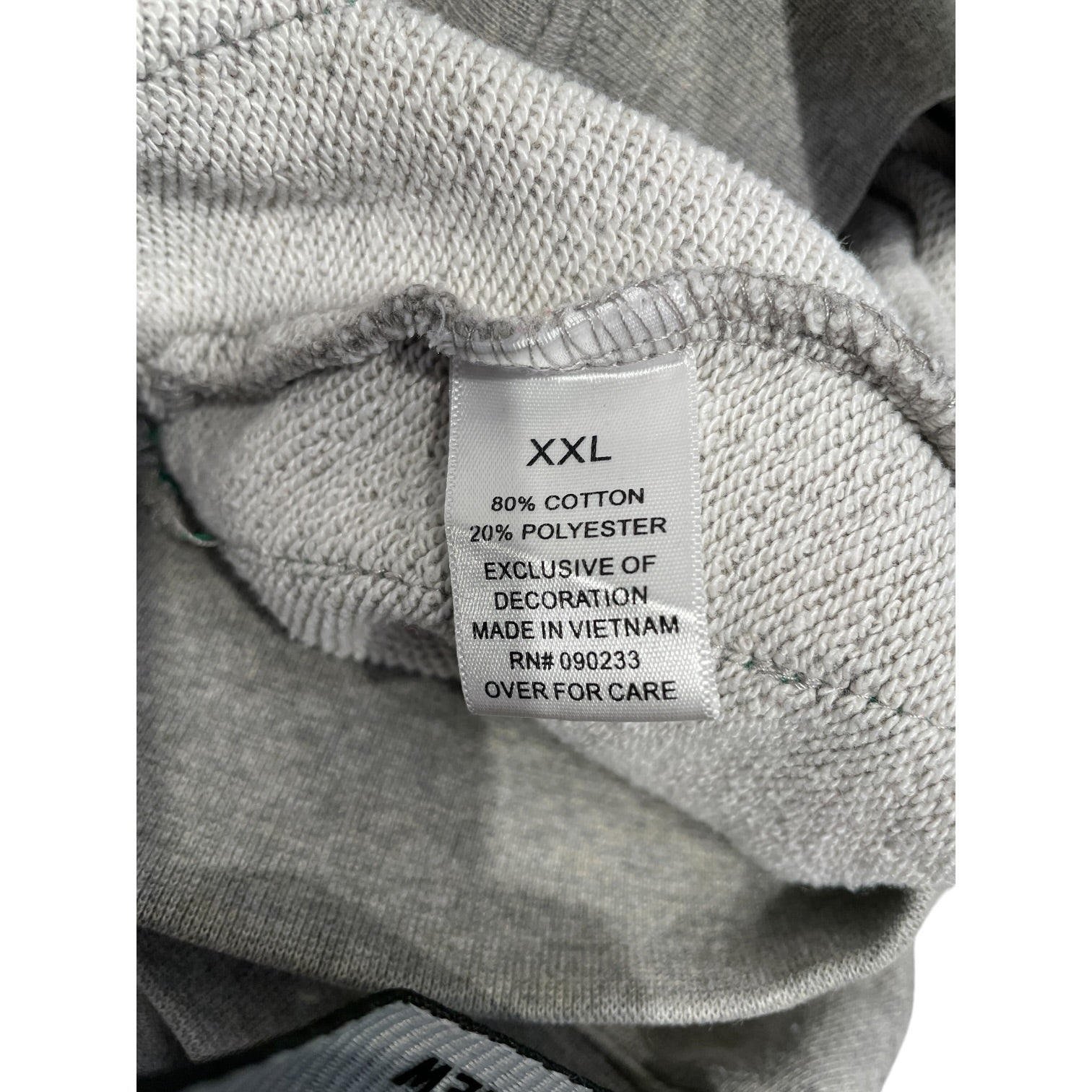 Raspberry Hills/Hoodie/XXL/Cotton/GRY/Grey Hoodie w/ Green Stripes view 3