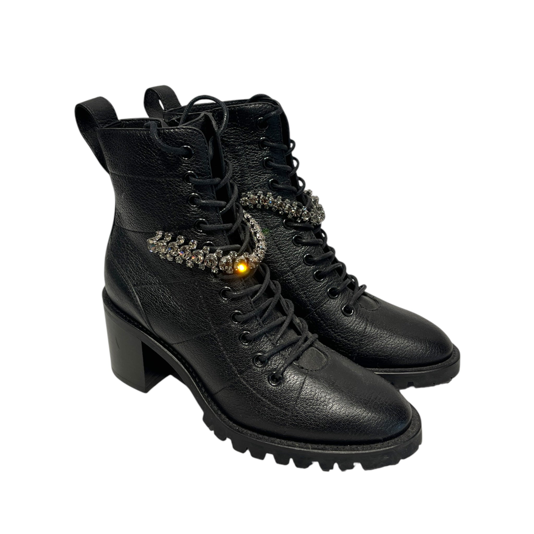 JIMMY CHOO/Boots/EU 36/Leather/BLK/ view 1